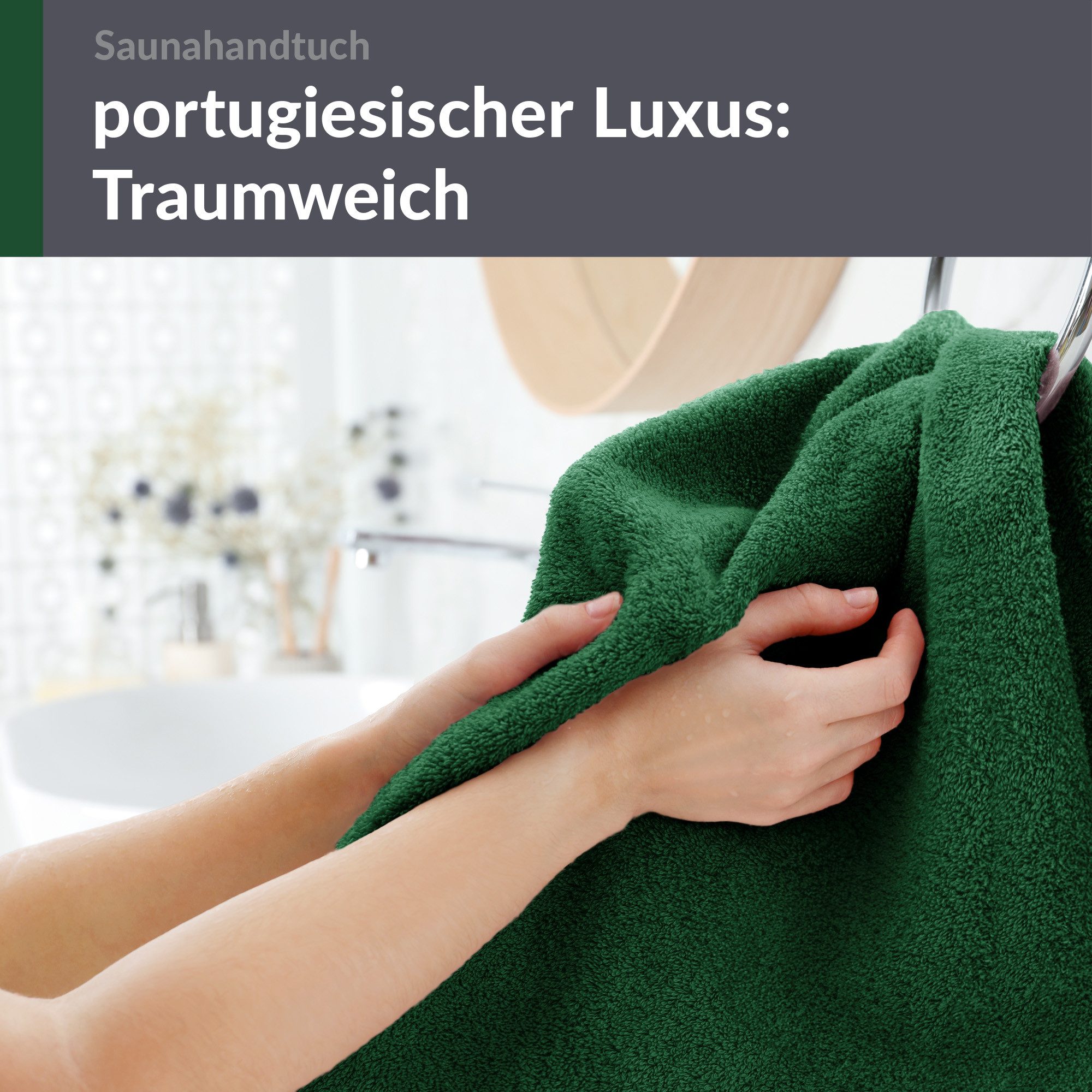 Lashuma Saunatuch XXL Handtuch London, Frottee (1-St), Badetuch Damen & Badehandtuch Herren 100x200 cm - Saunahandtuch 80x220 – Bild 4 von 5