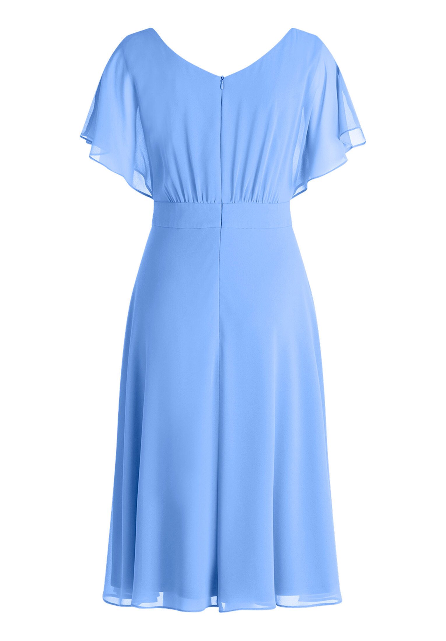 Vera Mont Cocktailkleid Damen kurzarm Raffung