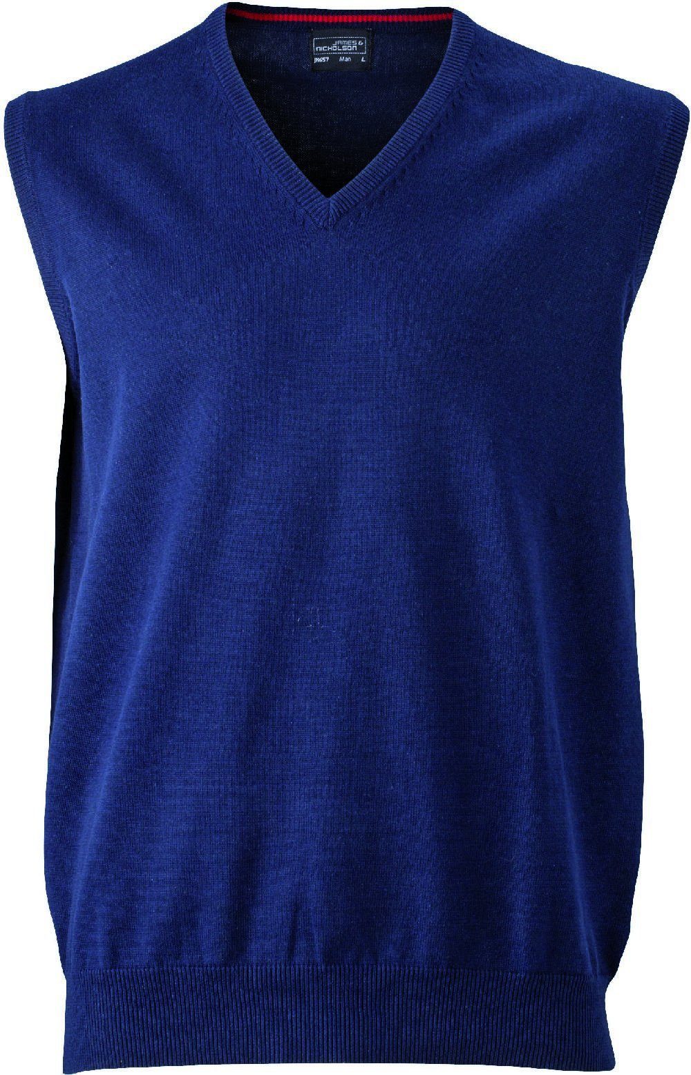 James & Nicholson Pullunder JN 657 Herren V-Neck Pullunder Leichte Strickqualität navy