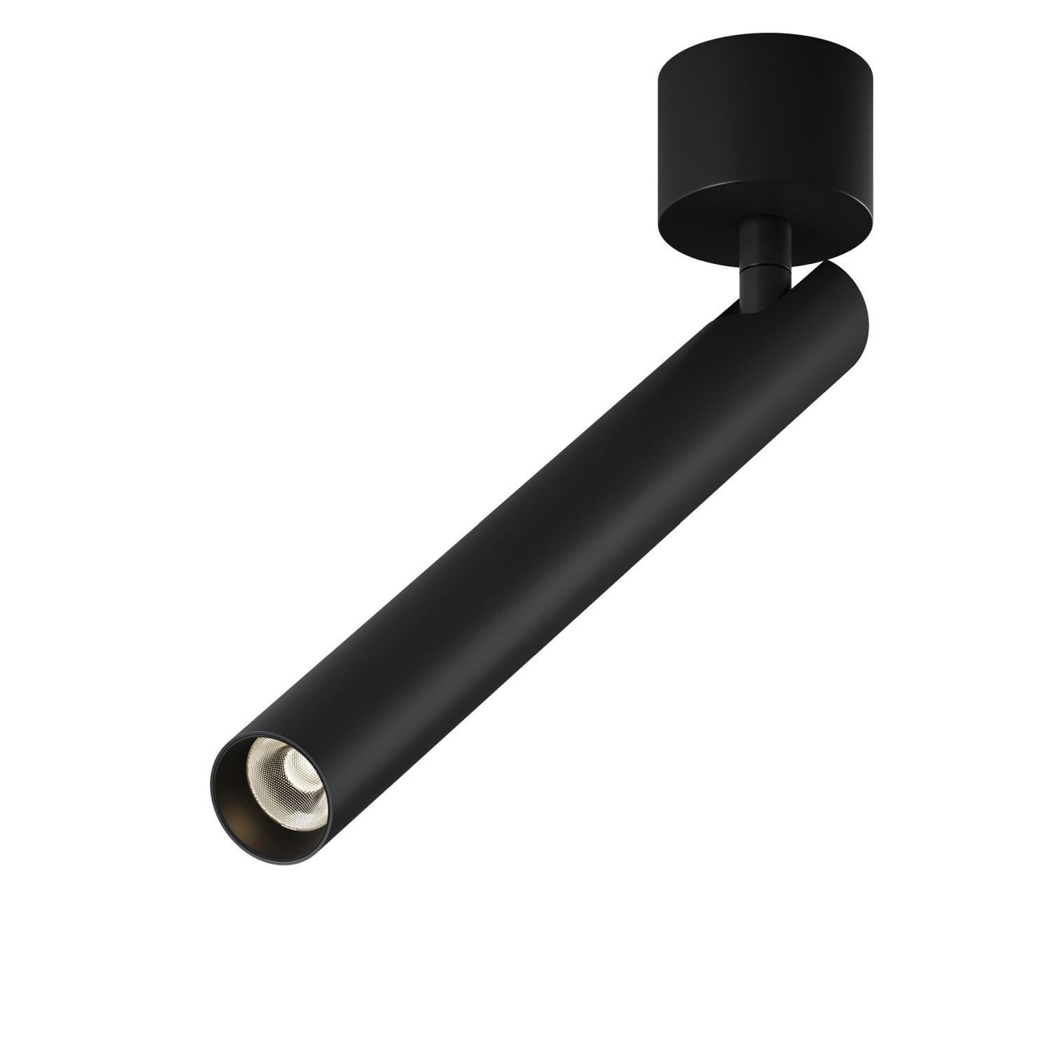 Licht-Erlebnisse Deckenstrahler TIVO, LED fest integriert, Warmweiß, LED Aluminium verstellbar 3 cm breit Schwarz 3000 K warmweißes Licht