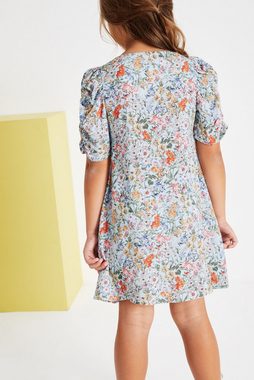 Next A-Linien-Kleid Kleid mit gerafften Ärmeln (1-tlg)
