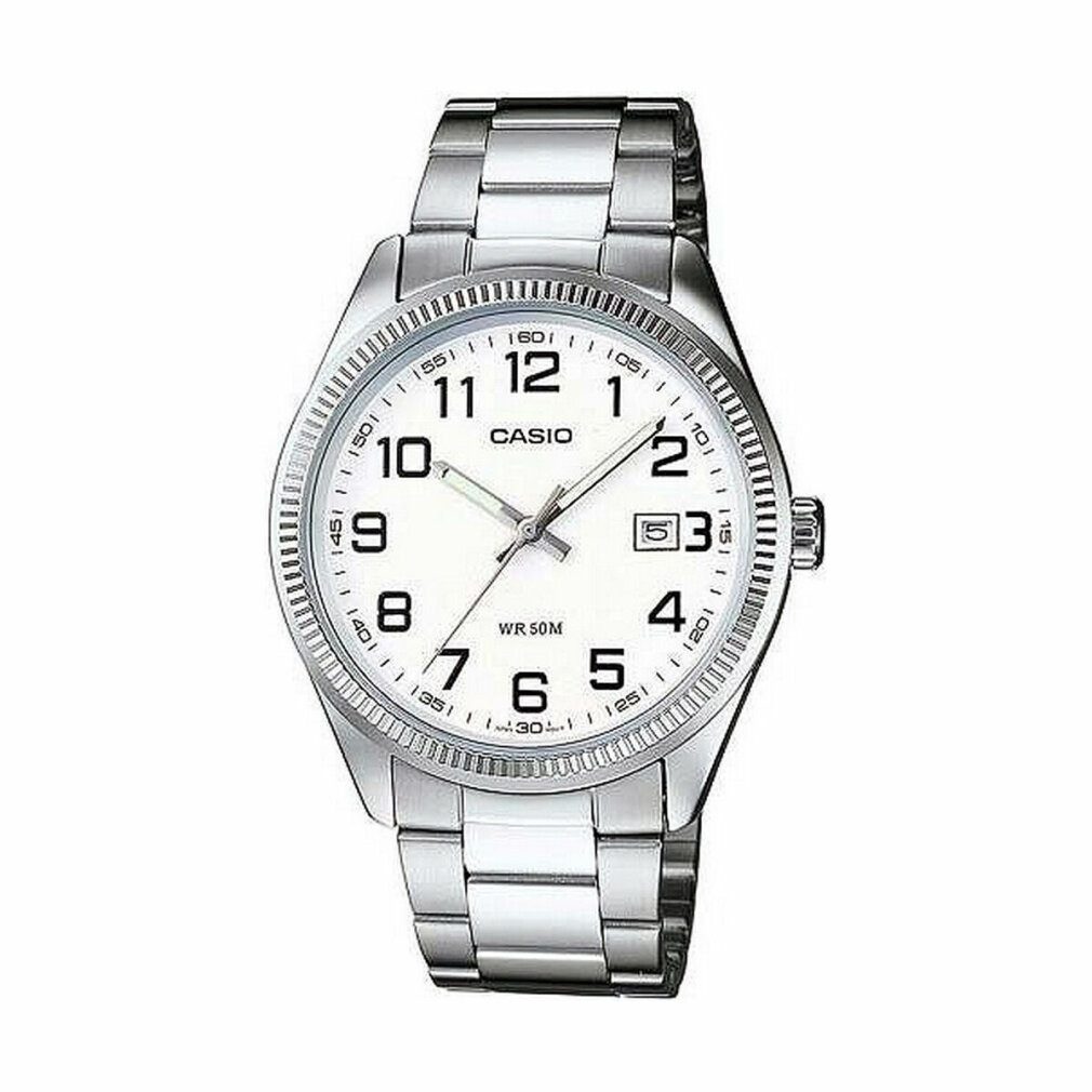 CASIO Luxusuhr Uhr mit japanischem Quarzuhrwerk MTP-1302D-7B 38 mm