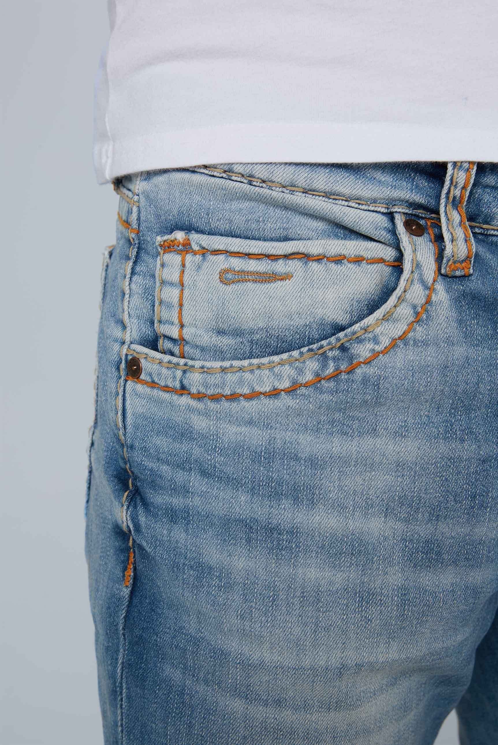 breiten DAVID Regular-fit-Jeans CAMP Nähten mit