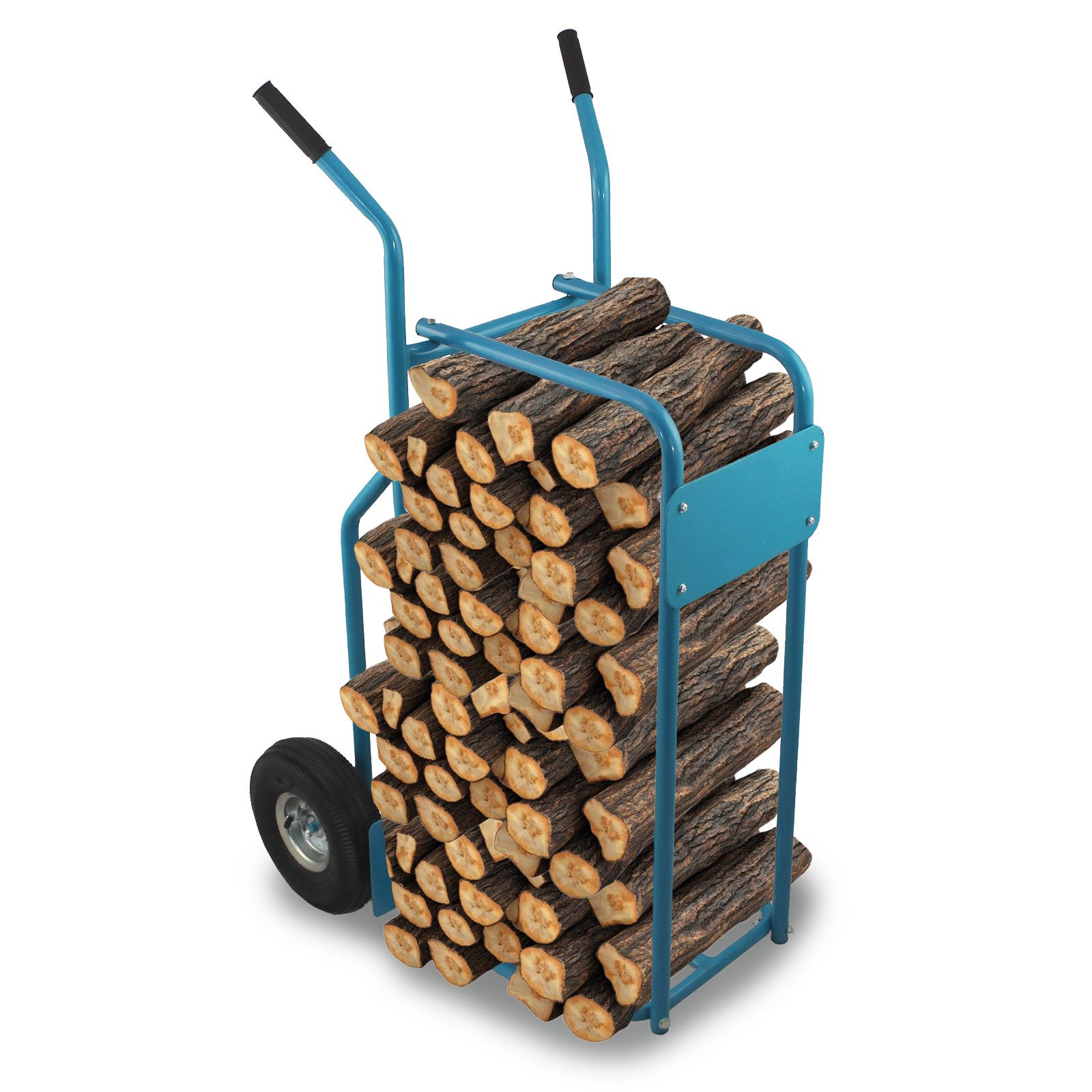 Bituxx Sackkarre Brennholzkarre, (MS-15908), mit Transportkäfig