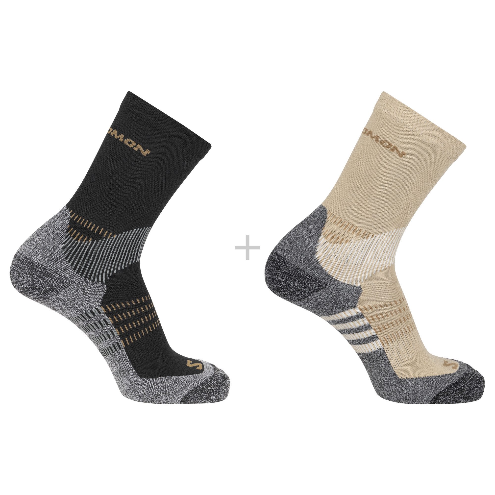 Salomon Sportsocken X ULTRA ACCESS CREW 2-PACK für sportive Aktivitäten, als 2er-Pack