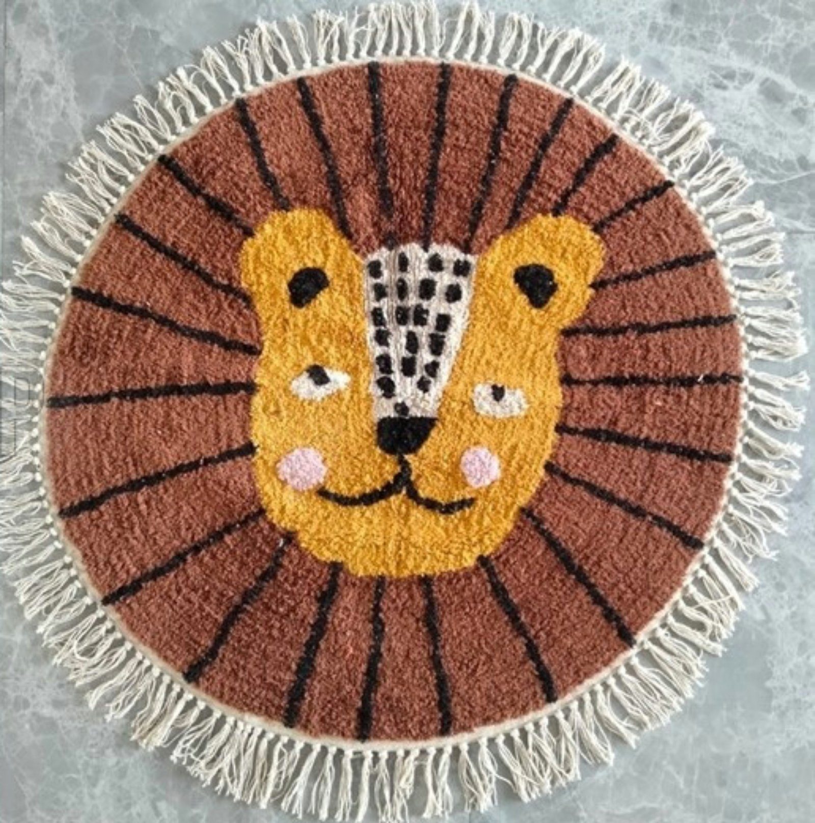Koopman Kinderteppich Braun, Höhe: 1 mm, günstig online kaufen
