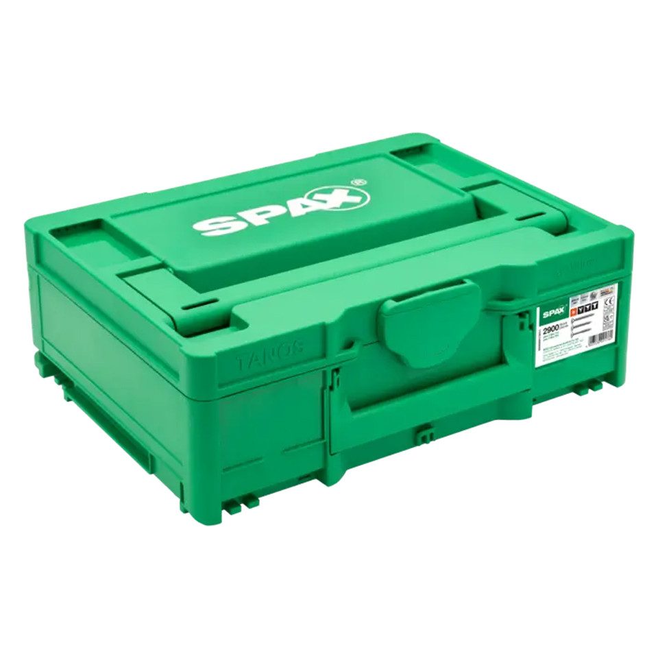 SPAX Schrauben-Set SPAX Box Systainer Möbelbau T-Loc T-STAR PLUS 2900ST/5Bit