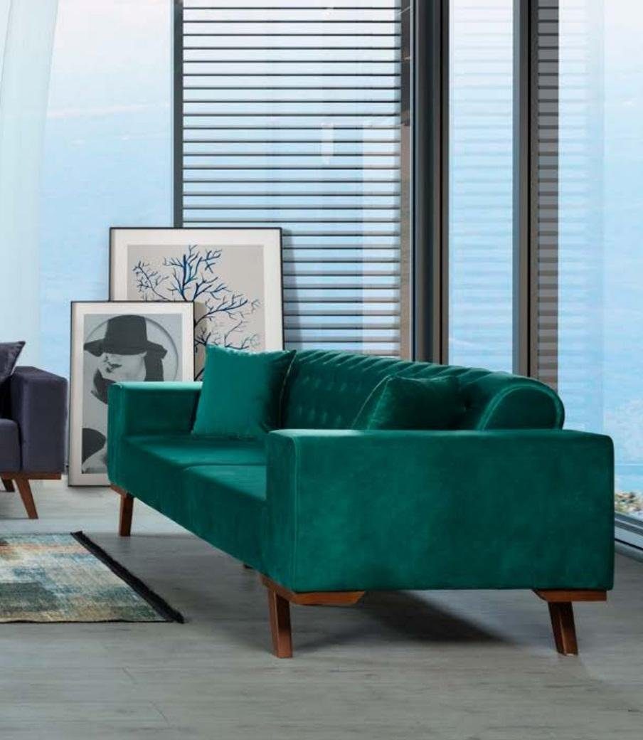 JVmoebel Sofa Wohnzimmer Stil Sofagarnitur Möbel in Möbel Made Europe Couch Sofa 3+3+1