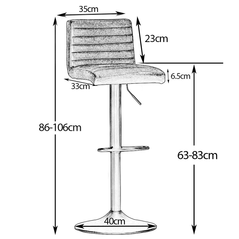 JYMTOM Barhocker 2er-Set Barhocker, höhenverstellbar, 360° günstig online kaufen