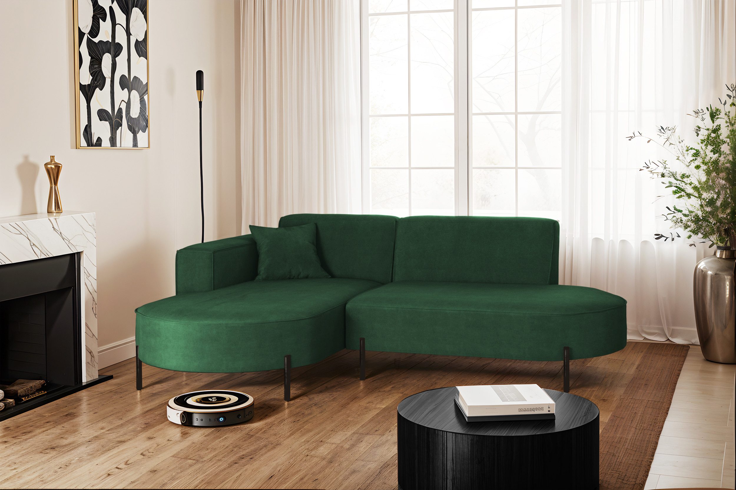 Kaiser Möbel Ecksofa Sofa L-Form Designer günstig online kaufen