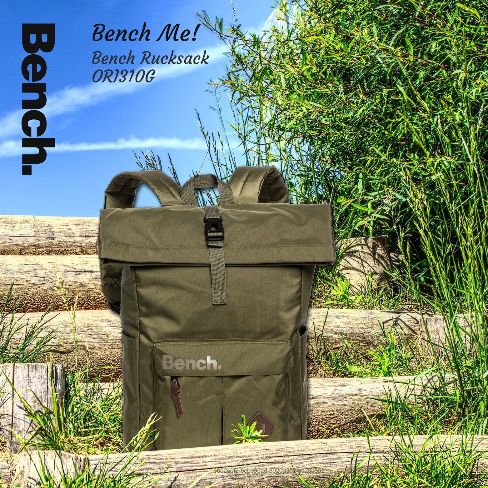 Bench. Freizeitrucksack Bench Businessrucksack Freizeitrucksack, Businessrucksack, Freizeitrucksack Nylon, reversed Polyester, oliv, gr