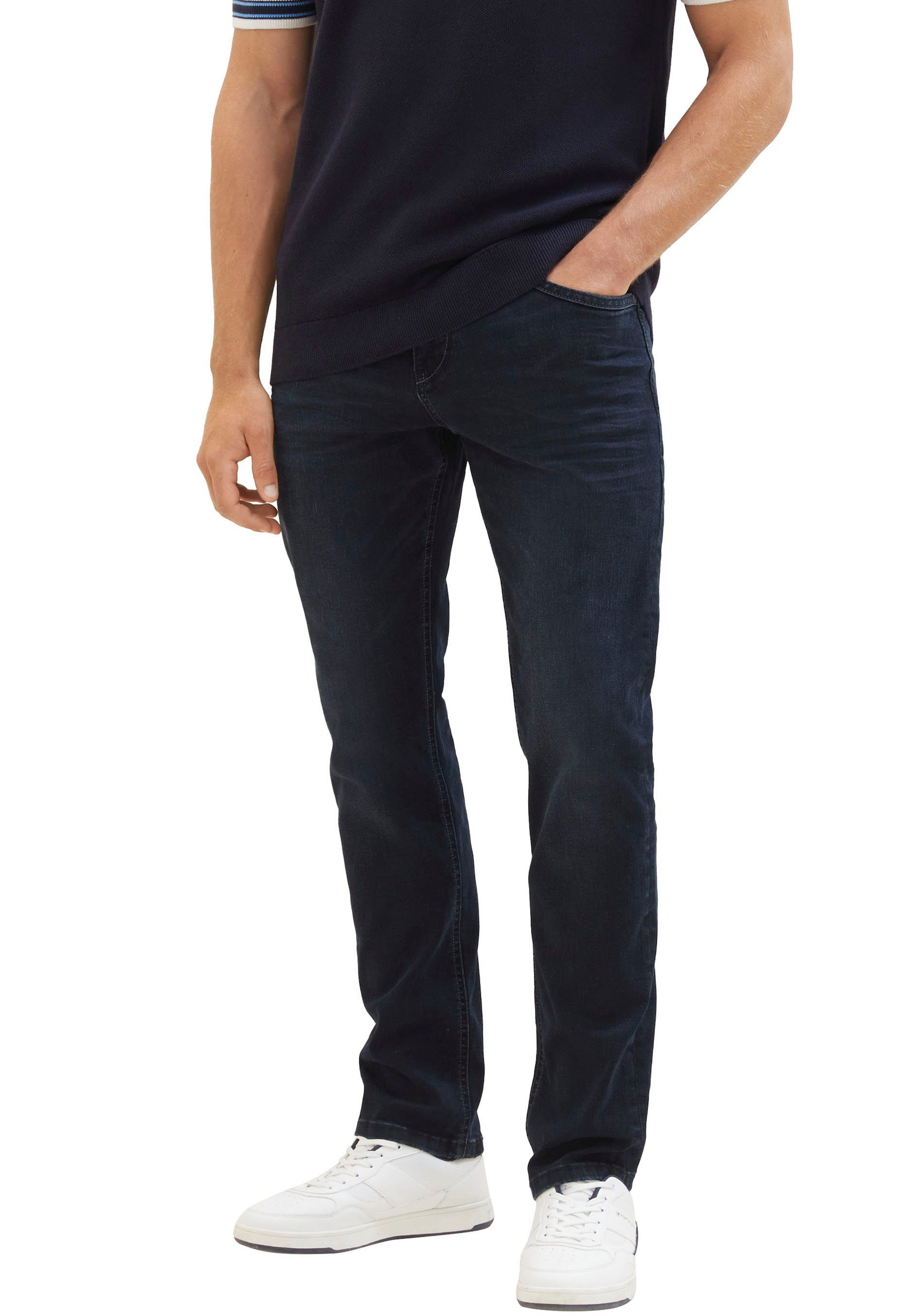 TOM TAILOR Slim-fit-Jeans in dunkler Waschung