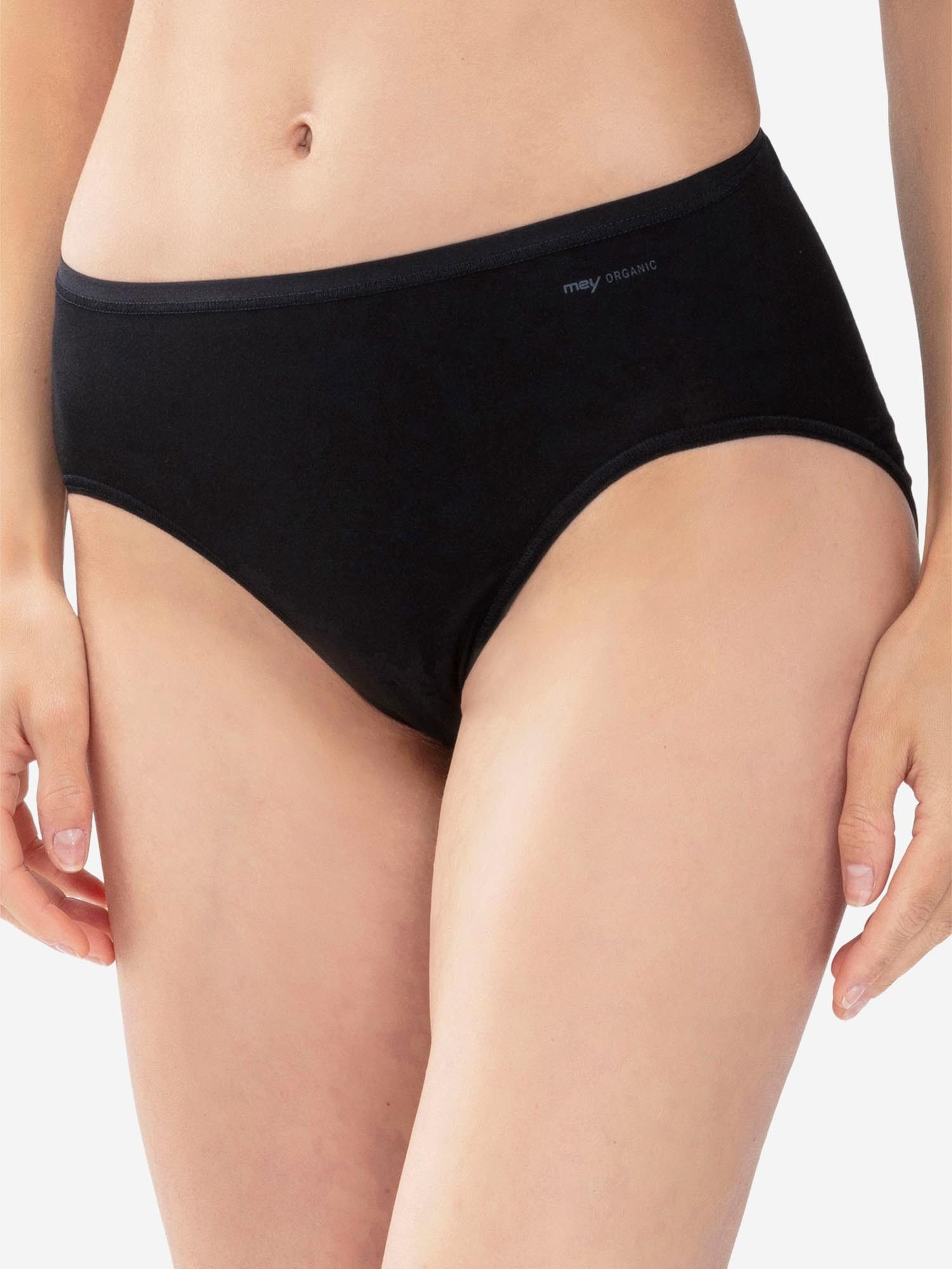 Mey Jazz-Pants Slips 2er Pack Organic (Spar-Set, 2-St) American-Pants - Baumwolle - Baumwolleinsatz auf der Schrittinnenseite