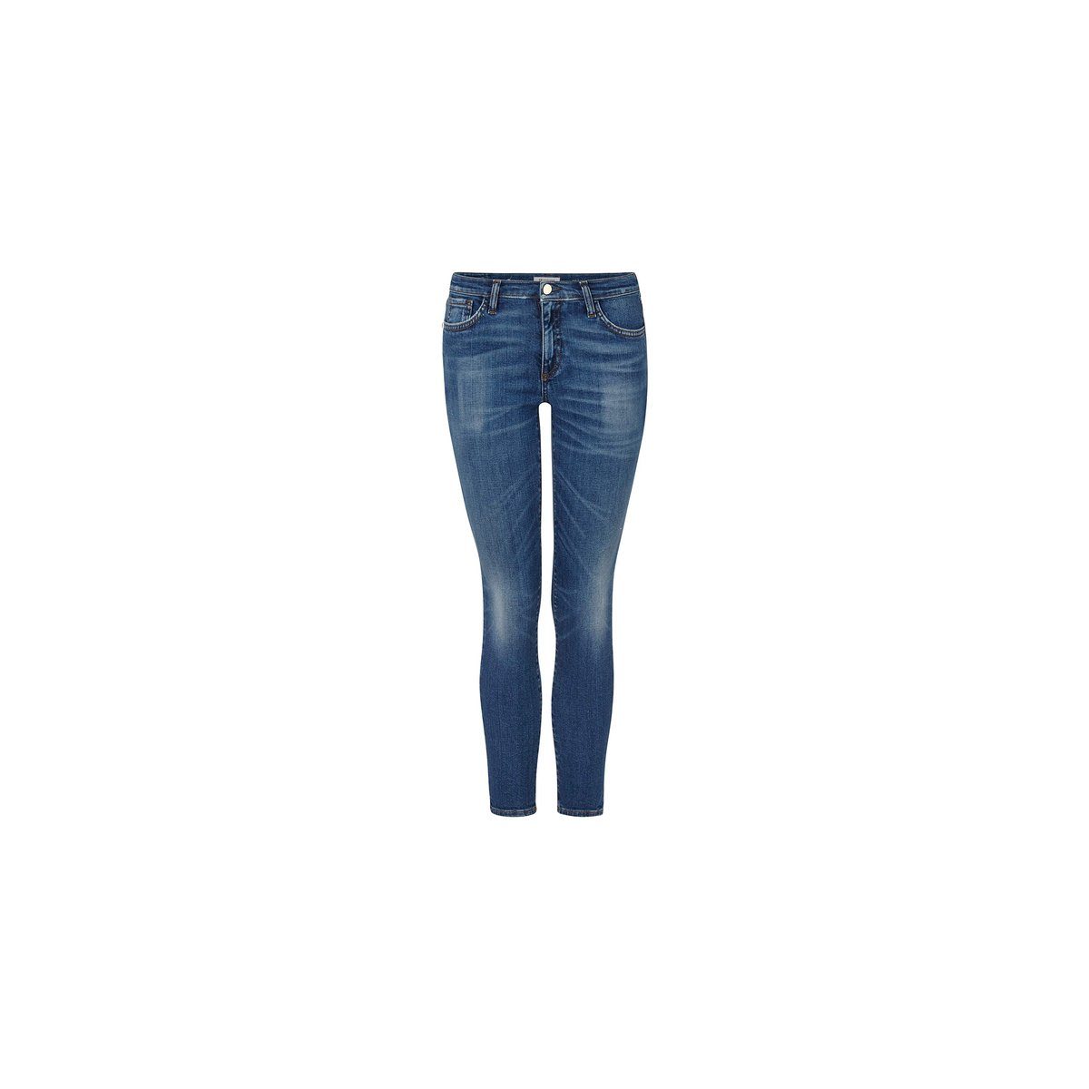 Rich & Royal Skinny-fit-Jeans blau regular (1-tlg)