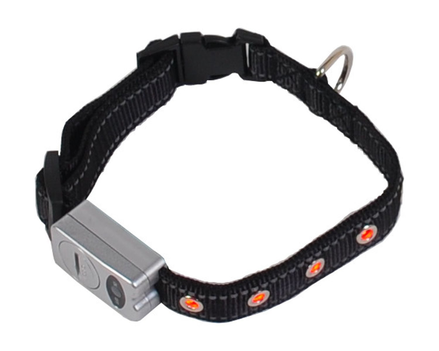 Tier-Halsband LED Sicherheits-Hundehalsband Blinklicht Reflektionsstreifen 40-46cm L
