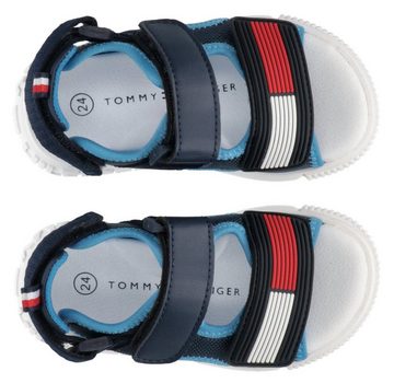 Tommy Hilfiger VELCRO SANDAL Sandale, Sommerschuh, Klettschuh, Sandalette, mit 3 Klettverschlüssen