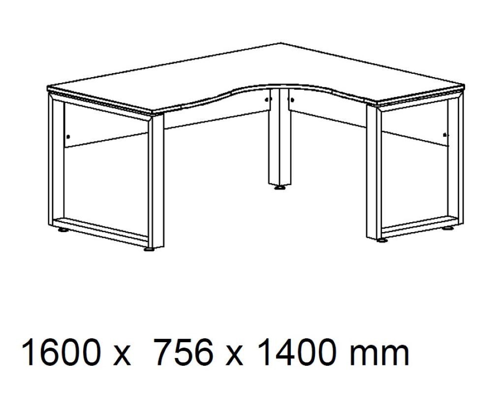 Maja Möbel Schreibtisch Tischbeine 3er Set, Metall, Superfest, formschön, D günstig online kaufen