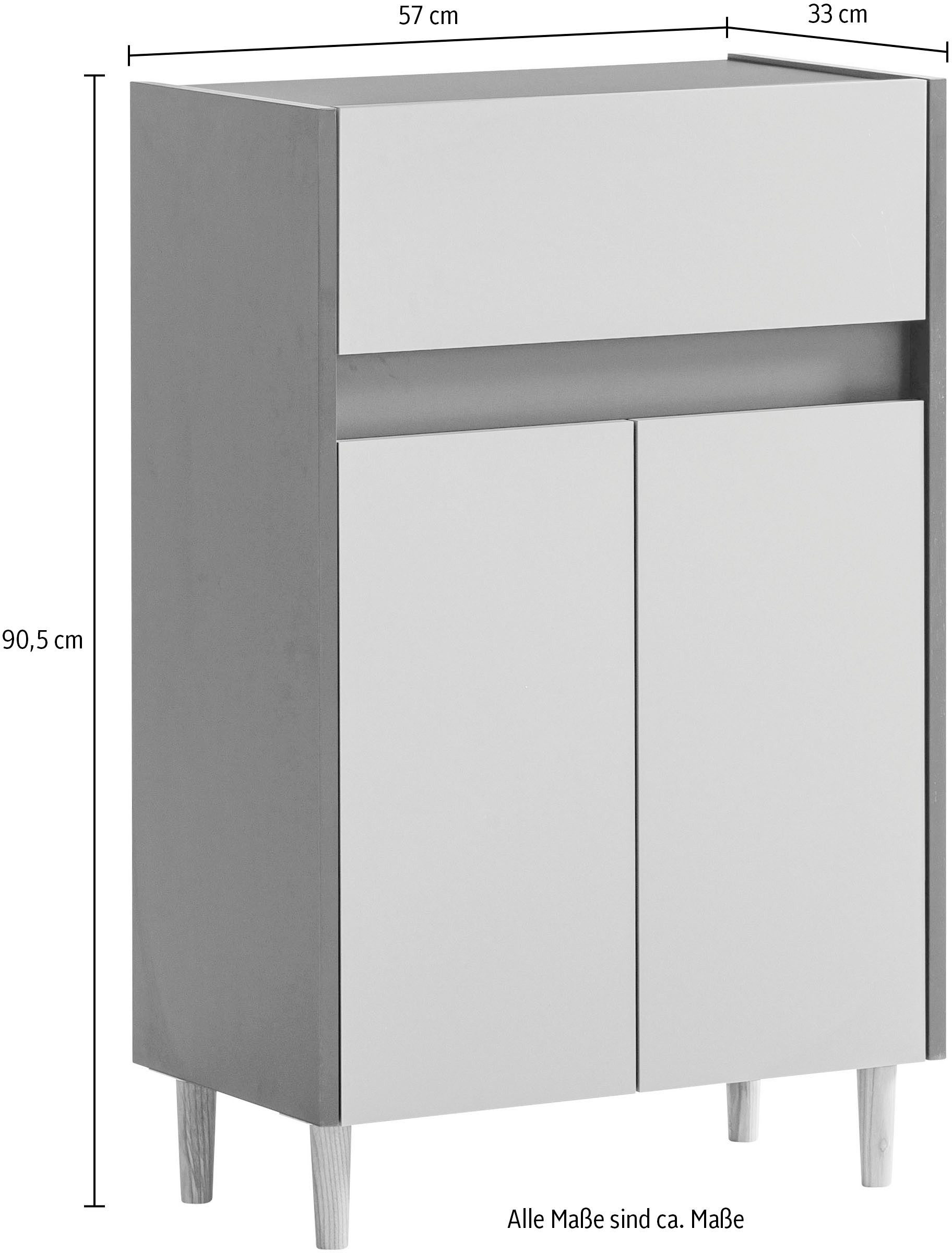 welltime Unterschrank Lovis, Unterschrank, Made in Germany, B: 56 cm Solide Verarbeitung - Dieses Produkt ist in Deutschland gefertigt