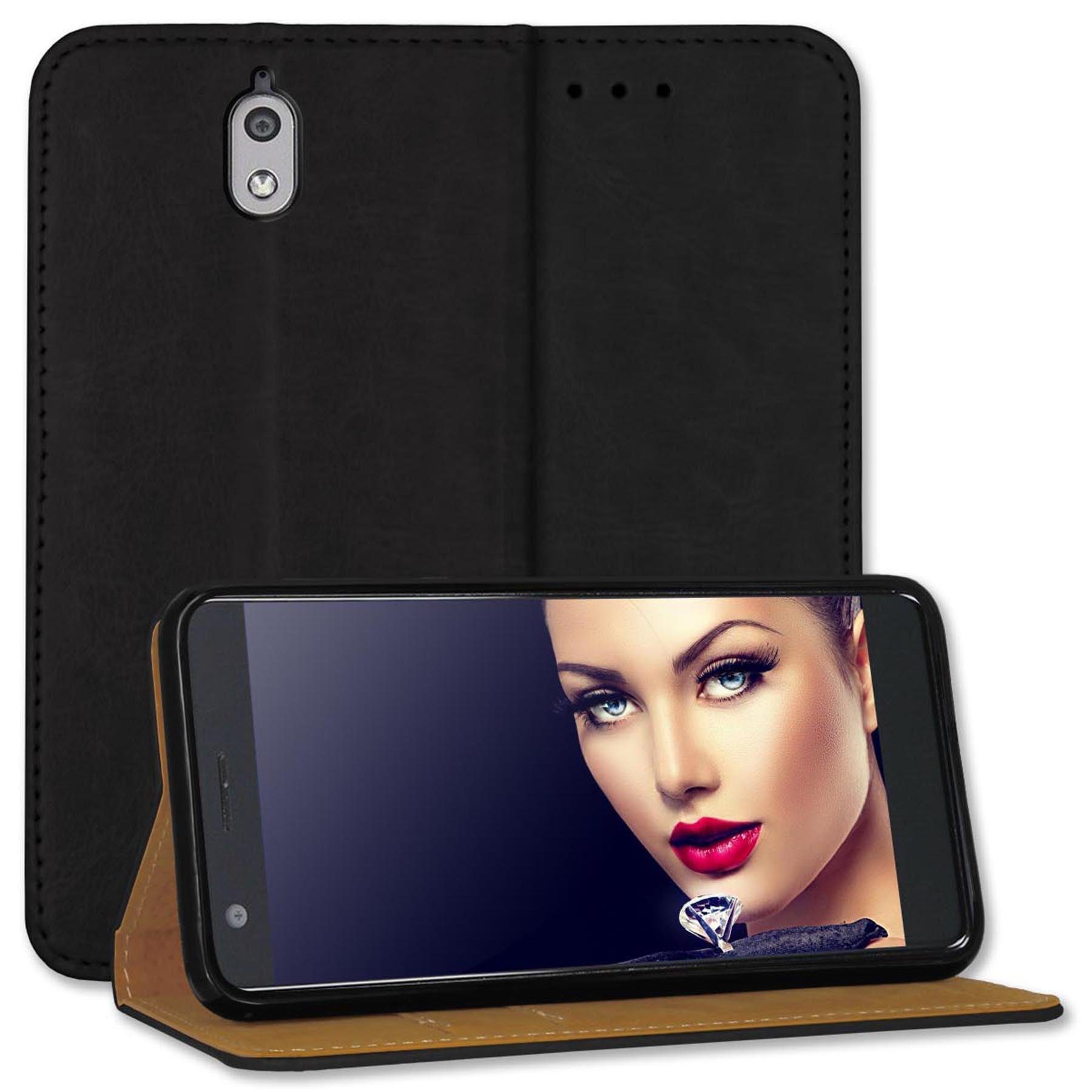 mtb more energy Smartphone-Hülle Bookstyle Business - Farbe schwarz, für: Nokia 3.1 (5.2)