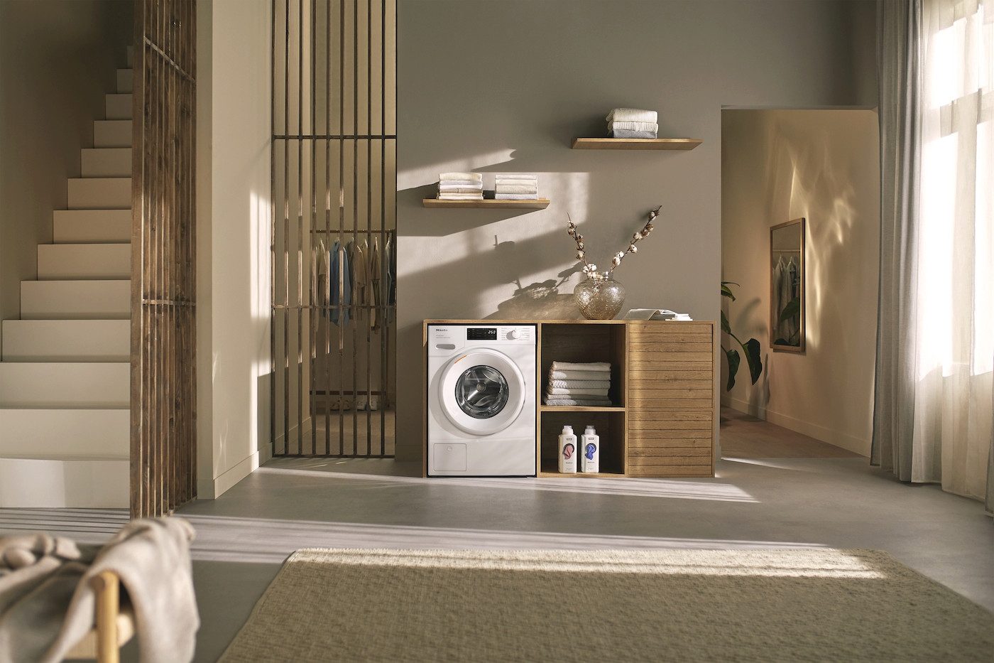 Miele Waschmaschine WSD383 WCS PWash&Steam&9kg, 9 kg, 1400 U/min, Getestet auf 20 Jahre perfekte Wäschepflege, 25 Jahre Motorgarantie – Bild 5 von 5