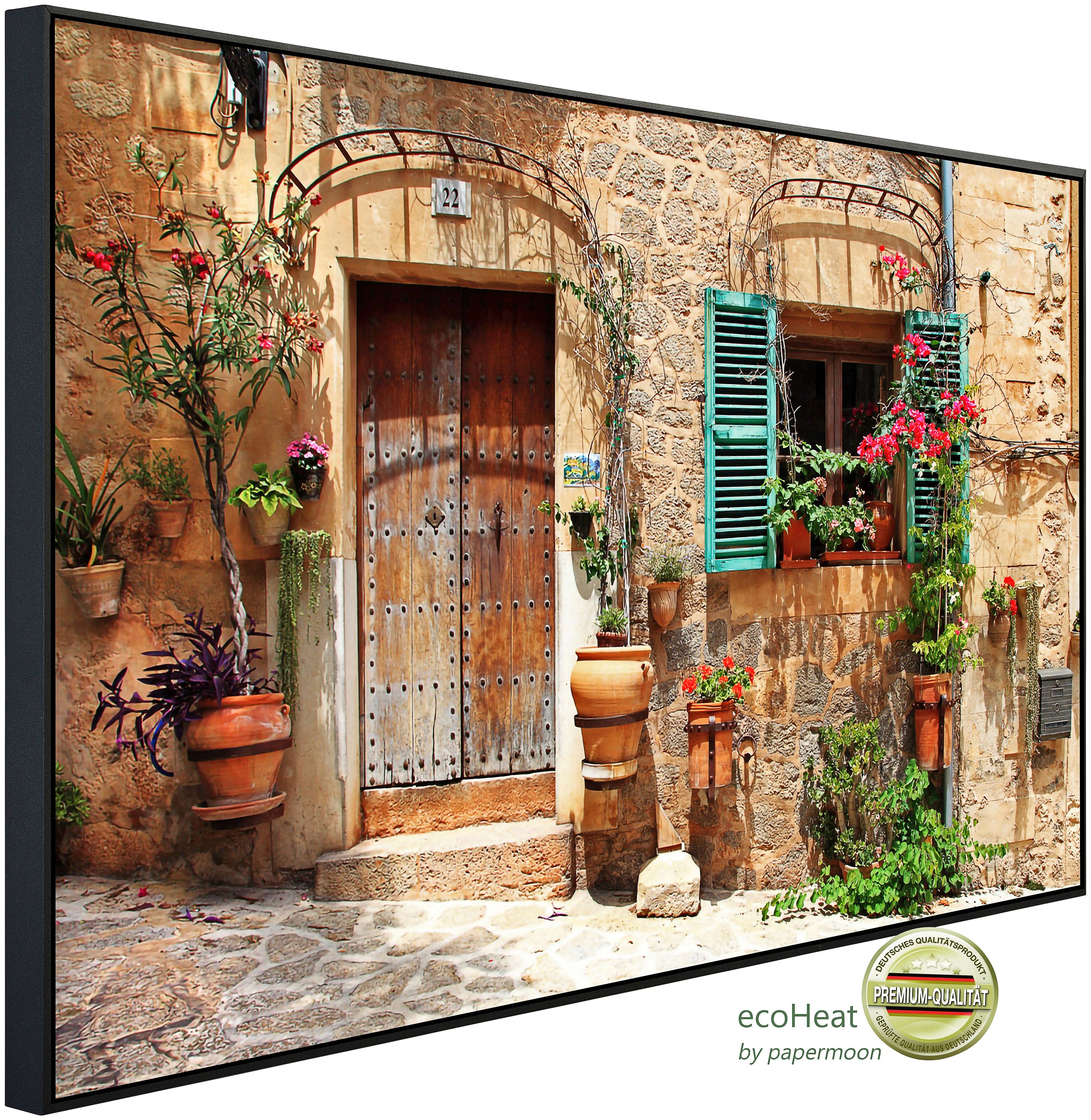 Papermoon Infrarotheizung Charmante Straße, sehr angenehme Strahlungswärme