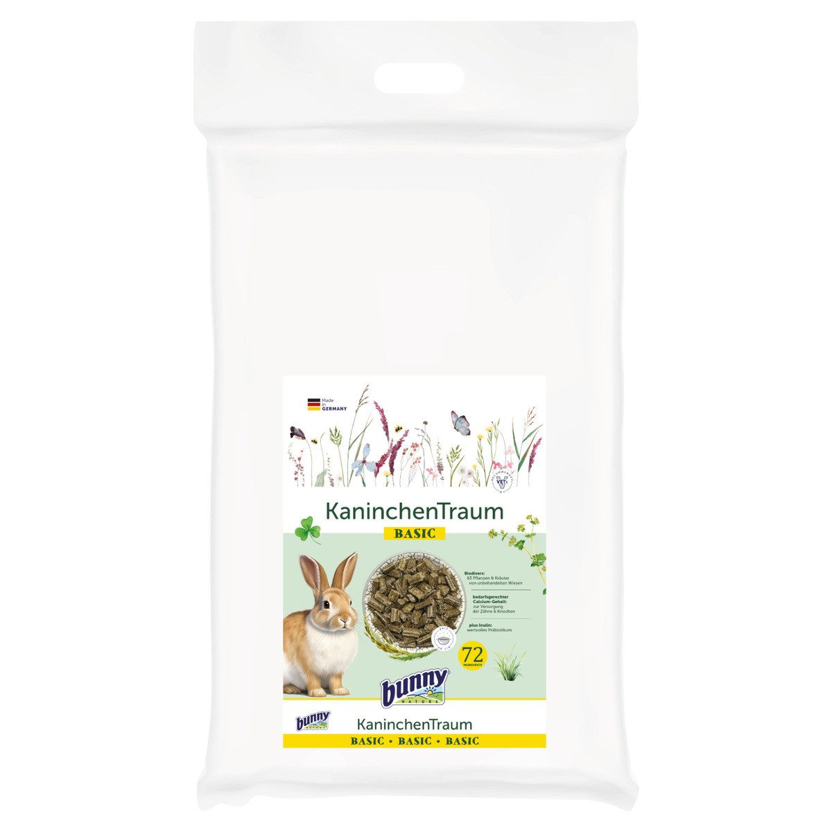 Bunny Nature KaninchenTraum BASIC 4 kg, Trockenfutter für: Kleintier