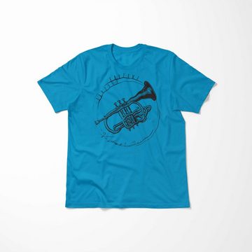 Sinus Art T-Shirt Vintage Herren T-Shirt Trompete