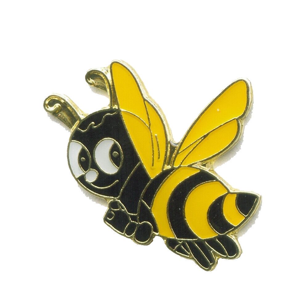 hegibaer Pins Biene Honigbiene Insekt Maja Button Pin Anstecker 0802 (1-tlg)