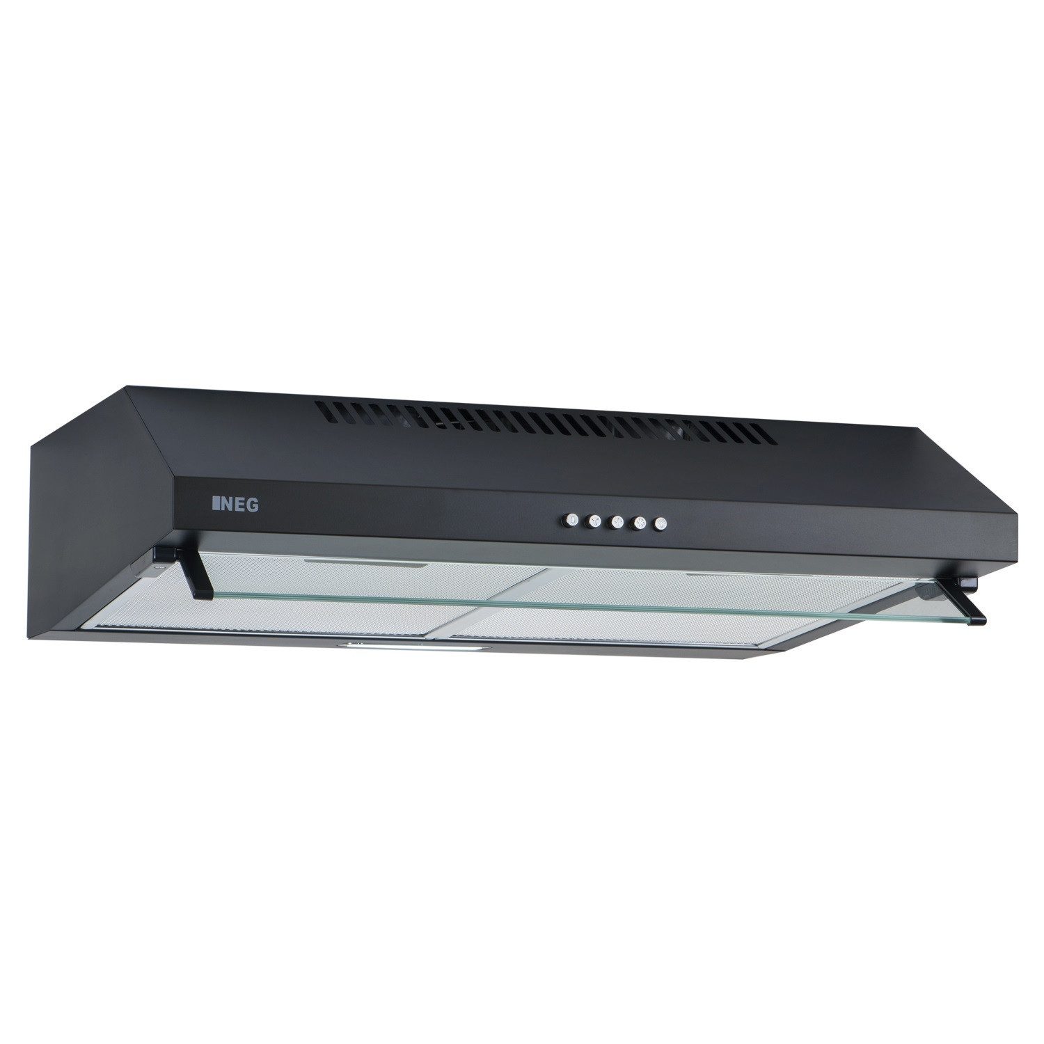 NEG Unterbauhaube NEG15-AT Classic 195 m³/h Luftleistung Abluft & Umluft umschaltbar Serie NEG15 60W Motor, 5-lagige Metallfettfilter, zentrale helle 2,5W LED
