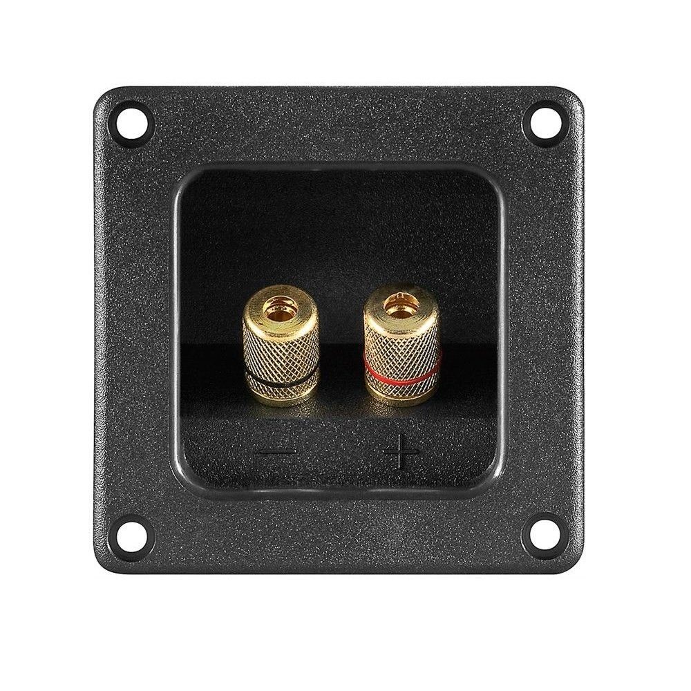 Goobay 11698 Lautsprecher Terminal 2 pol. 5.9x75.9mm Metall Kappen Audio-Adapter