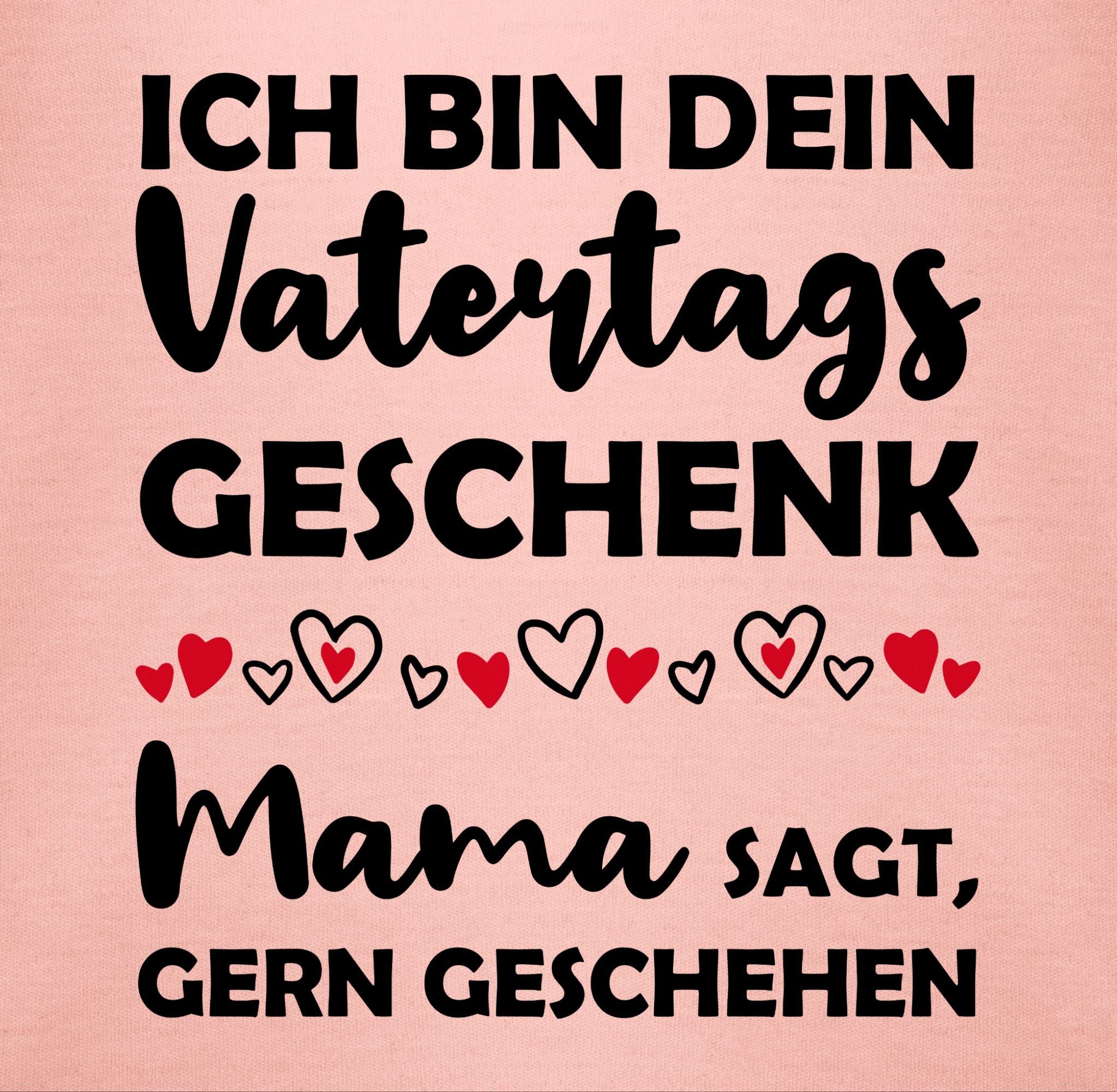 Babyrosa Mama dein sagt, bin Baby Ich Geschenk Vatertag geschehen Shirtracer Vatertagsgeschenk gern 2 Shirtbody