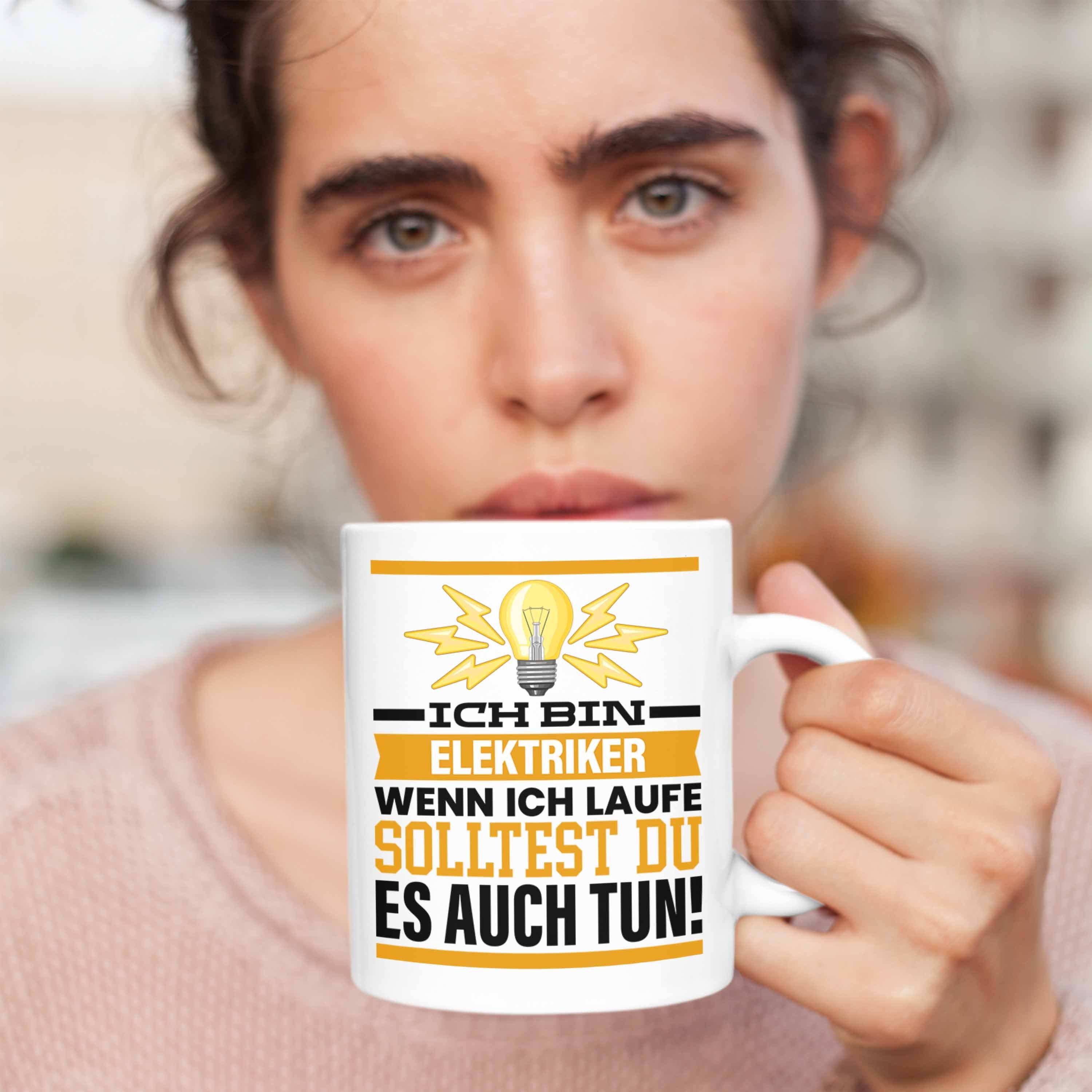 Trendation Tasse Elektriker Tasse Geschenk Renne So Weiss Männer Wenn Geschenkidee Ich Spruch