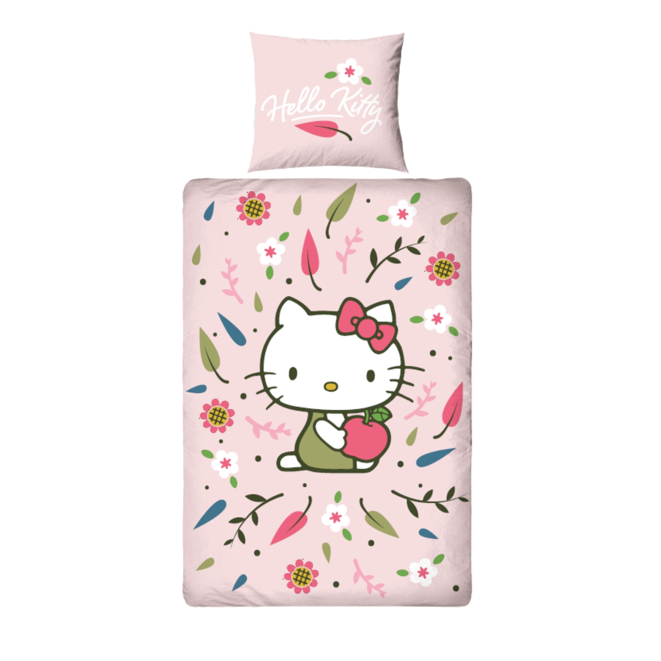 MTOnlinehandel Bettwäsche Hello Kitty Blütenzauber, Wende- Motiv für Mädche günstig online kaufen