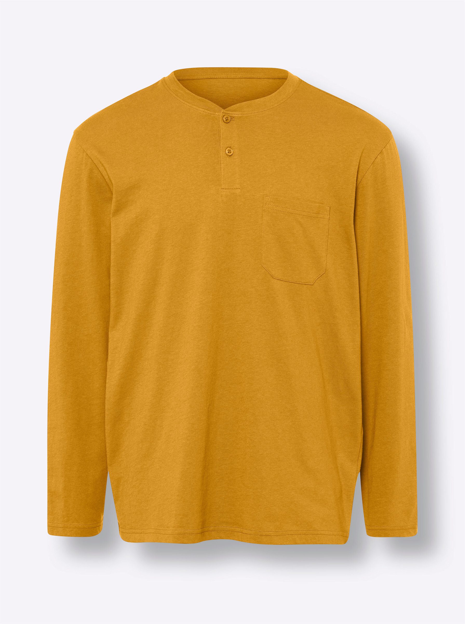 Sieh an! Schlafanzug Schlafanzug-Shirt Langarm