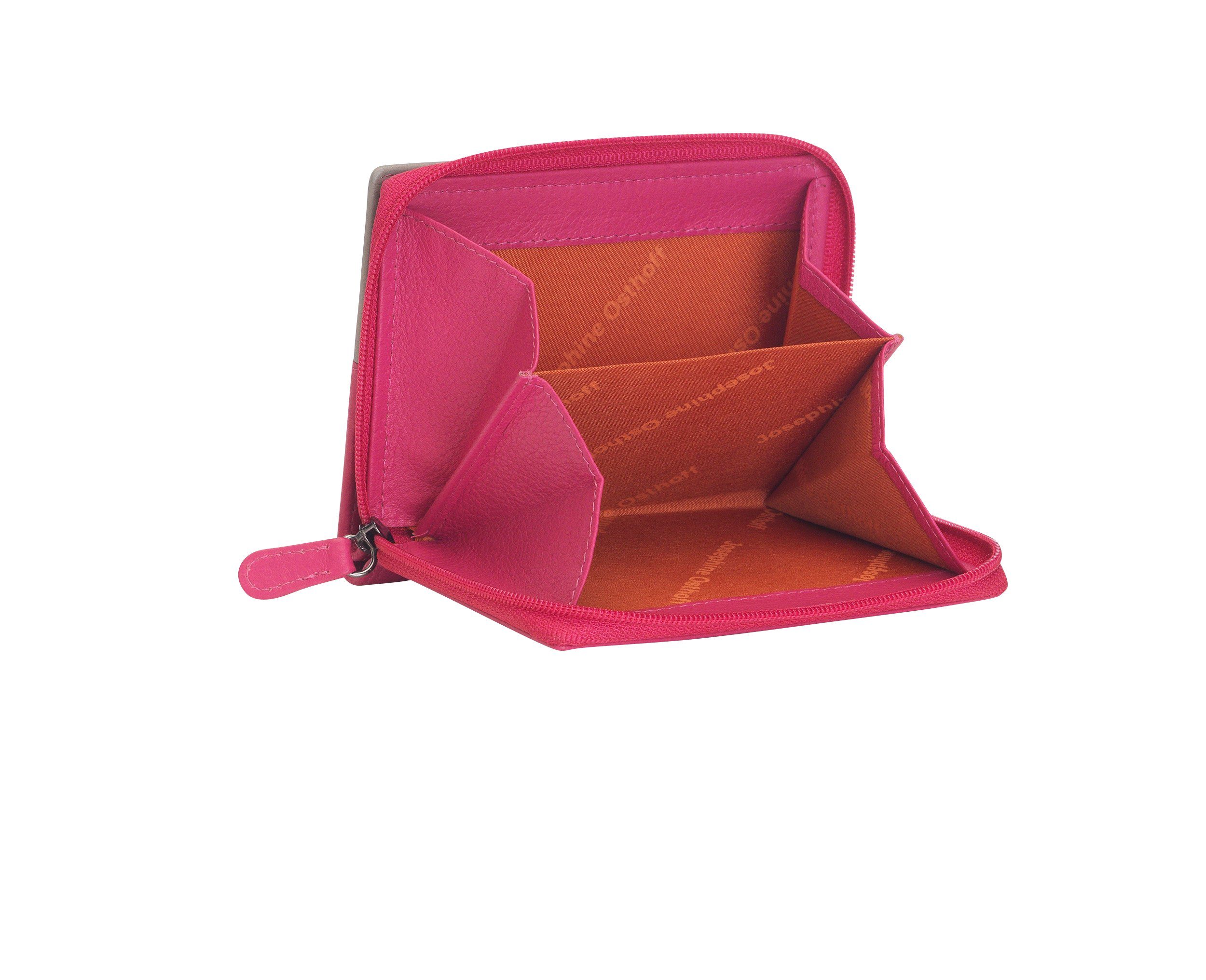 Geldbörse Aachen Münzbörse fuchsia/marmor