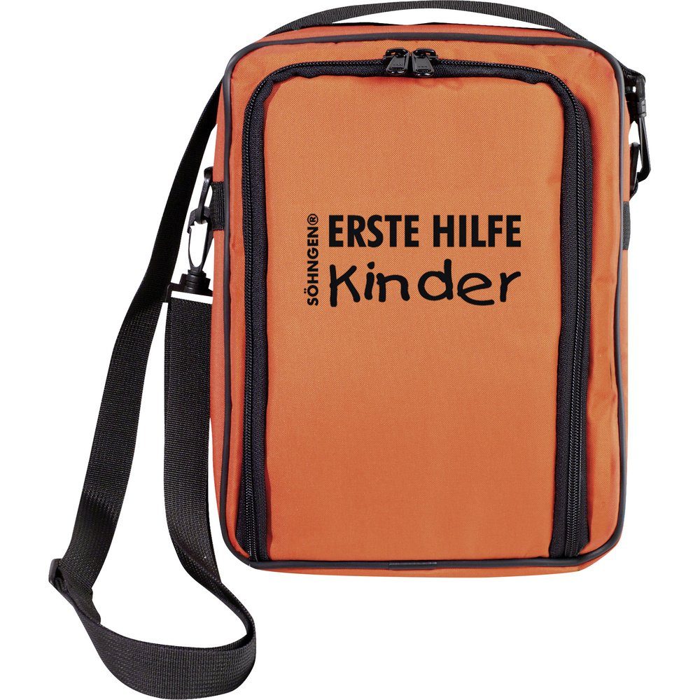 SÖHNGEN® Erste- Hilfe- Koffer Junior, Füllung DIN 13157:2021, orange