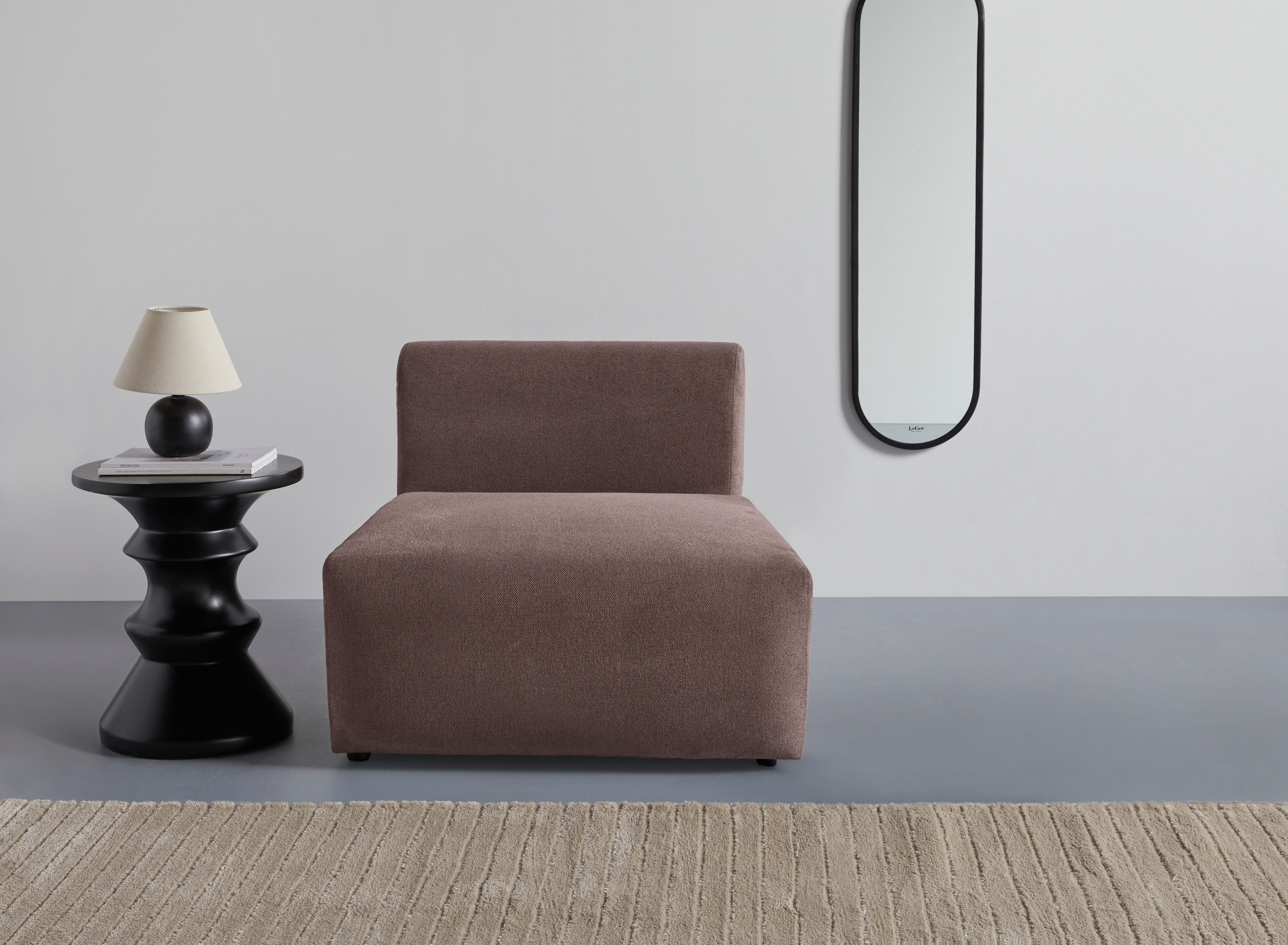 Sessel LYZA Sofa-Mittelelement, Maße B/T/H: 76/96/74 cm