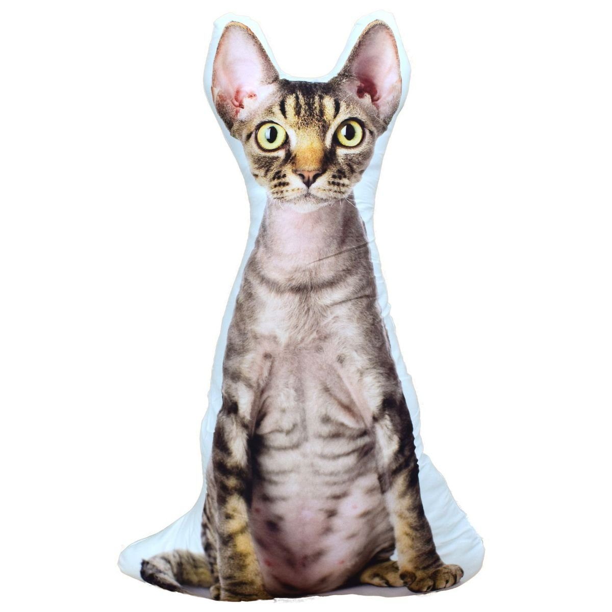 Dekokissen 3D fotorealistisch Katze Dekokissen 58cm Couchkissen Tom mit Kater