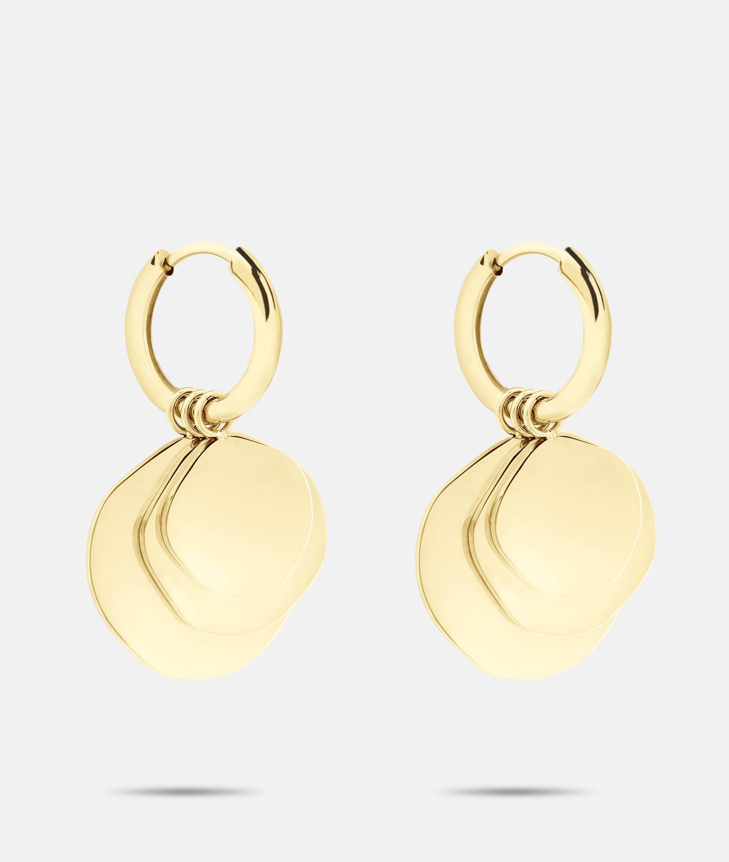 Liebeskind Berlin Schmuck Geschenk Edelstahl Ohrringe The Organic Treasure, Einhänger abnehmbar