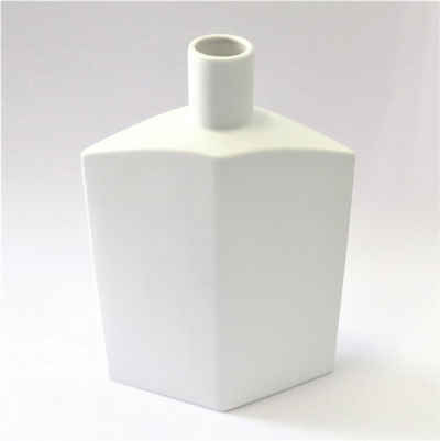 Bob Home Tischvase »Vase Weiß Keramik Modernes Design Bob 43 cm Tisch Deko Asymmetrisch«, Asymmetrisch