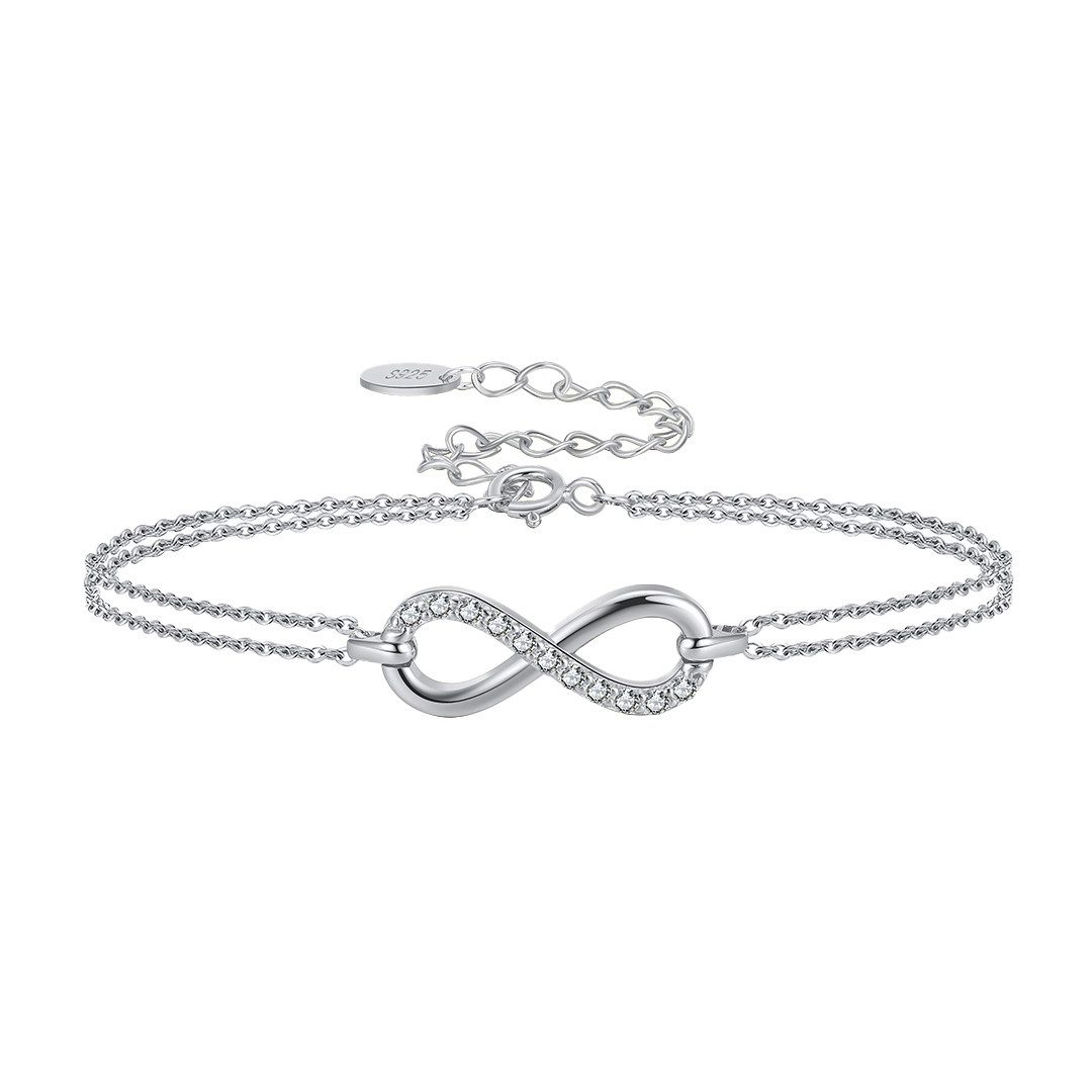 Suzan Gold Silberarmband Eternelle – Zartes Armband mit Unendlichkeitszeich günstig online kaufen