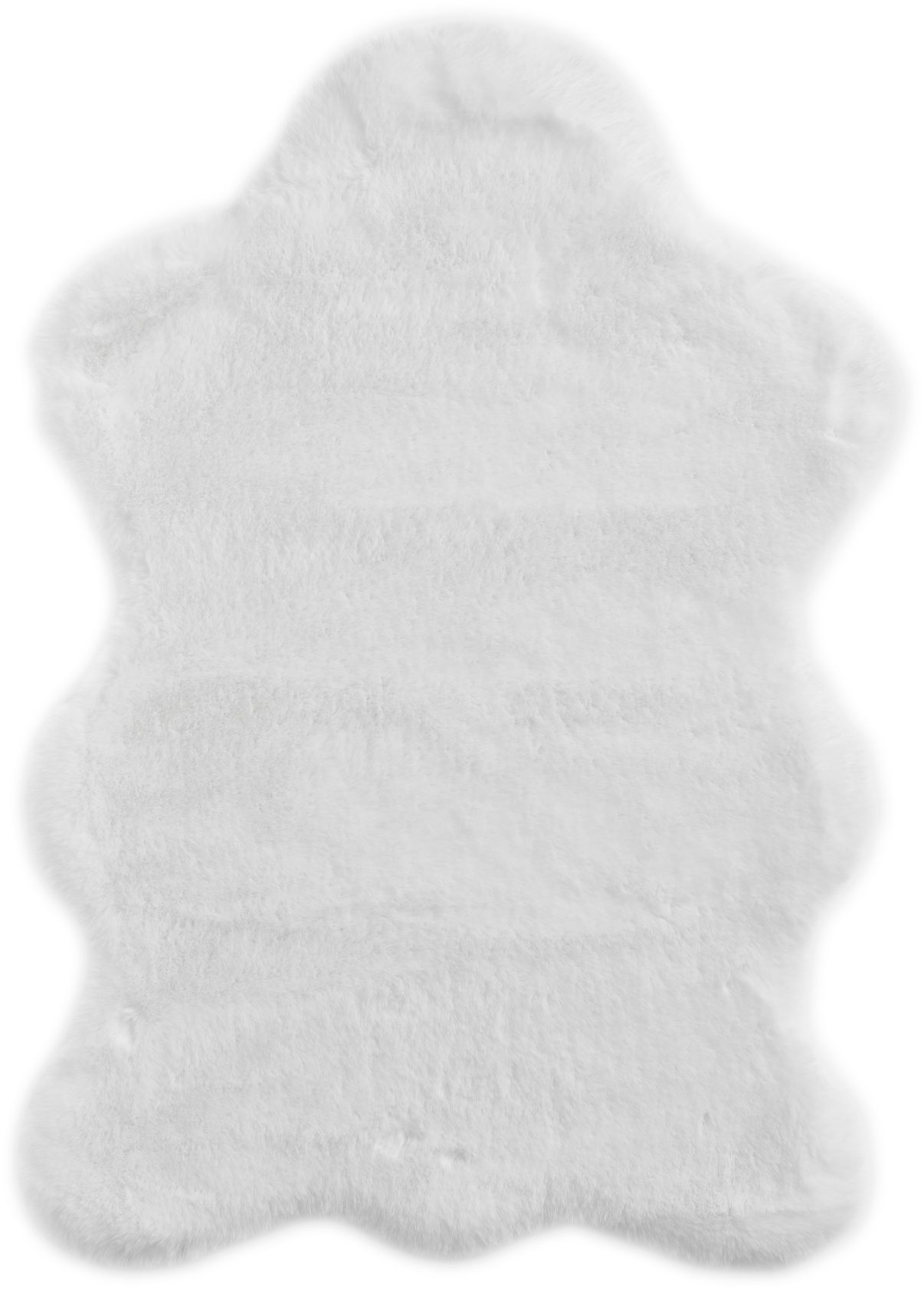 my home Fellteppich Lugano, fellförmig, Höhe: 30 mm, Kunstfell, Uni Farben, günstig online kaufen