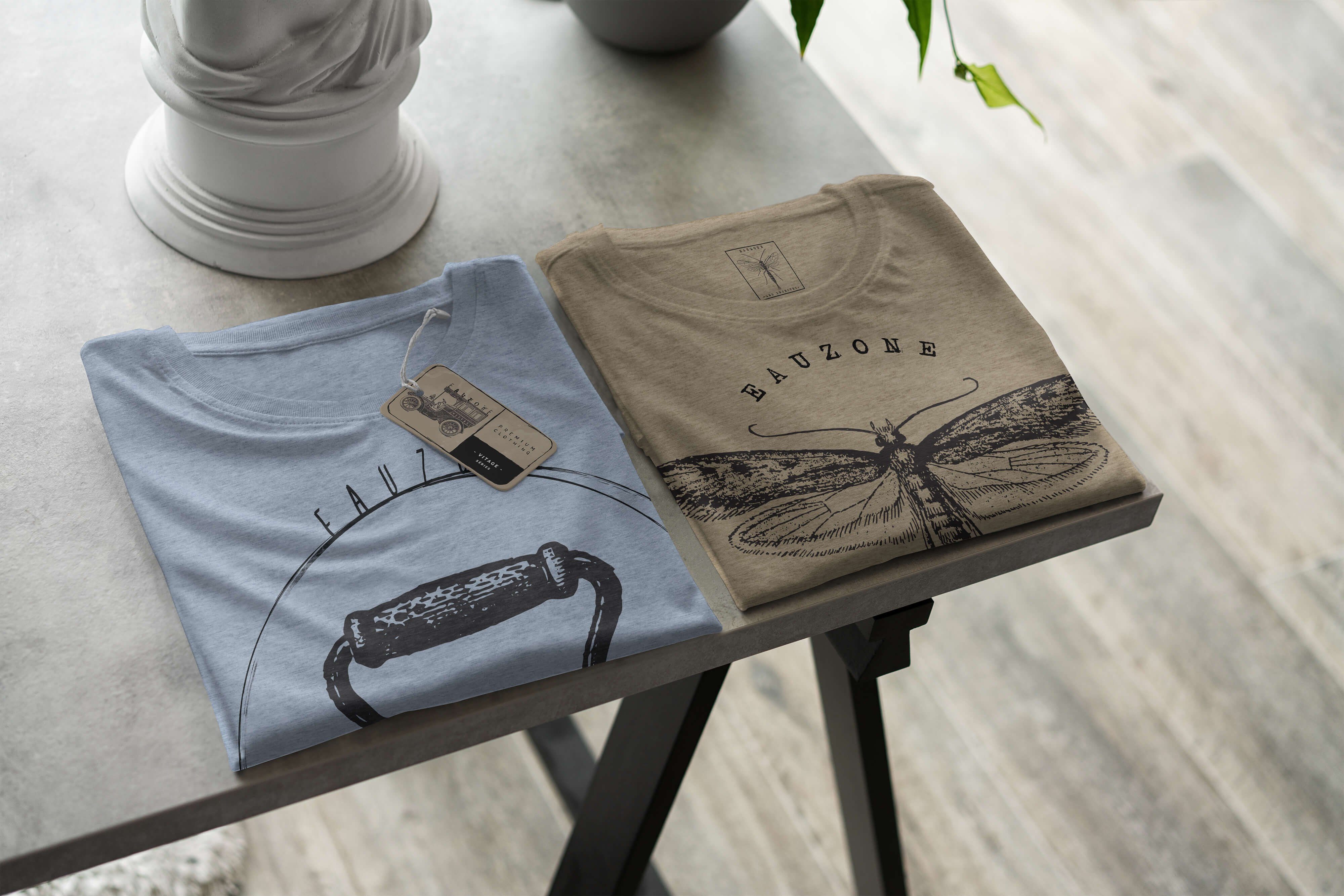 Sinus Art T-Shirt Vintage Herren Bügeleisen Stonewash Denim T-Shirt