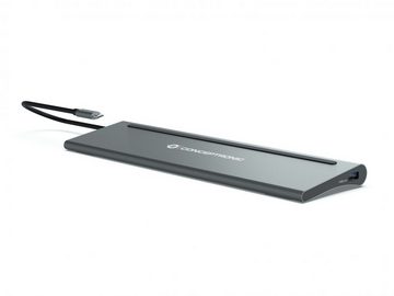 Conceptronic Laptop-Dockingstation Conceptronic DONN17G 12-in-1 USB Typ-C zu 3x 4k Display Adapter