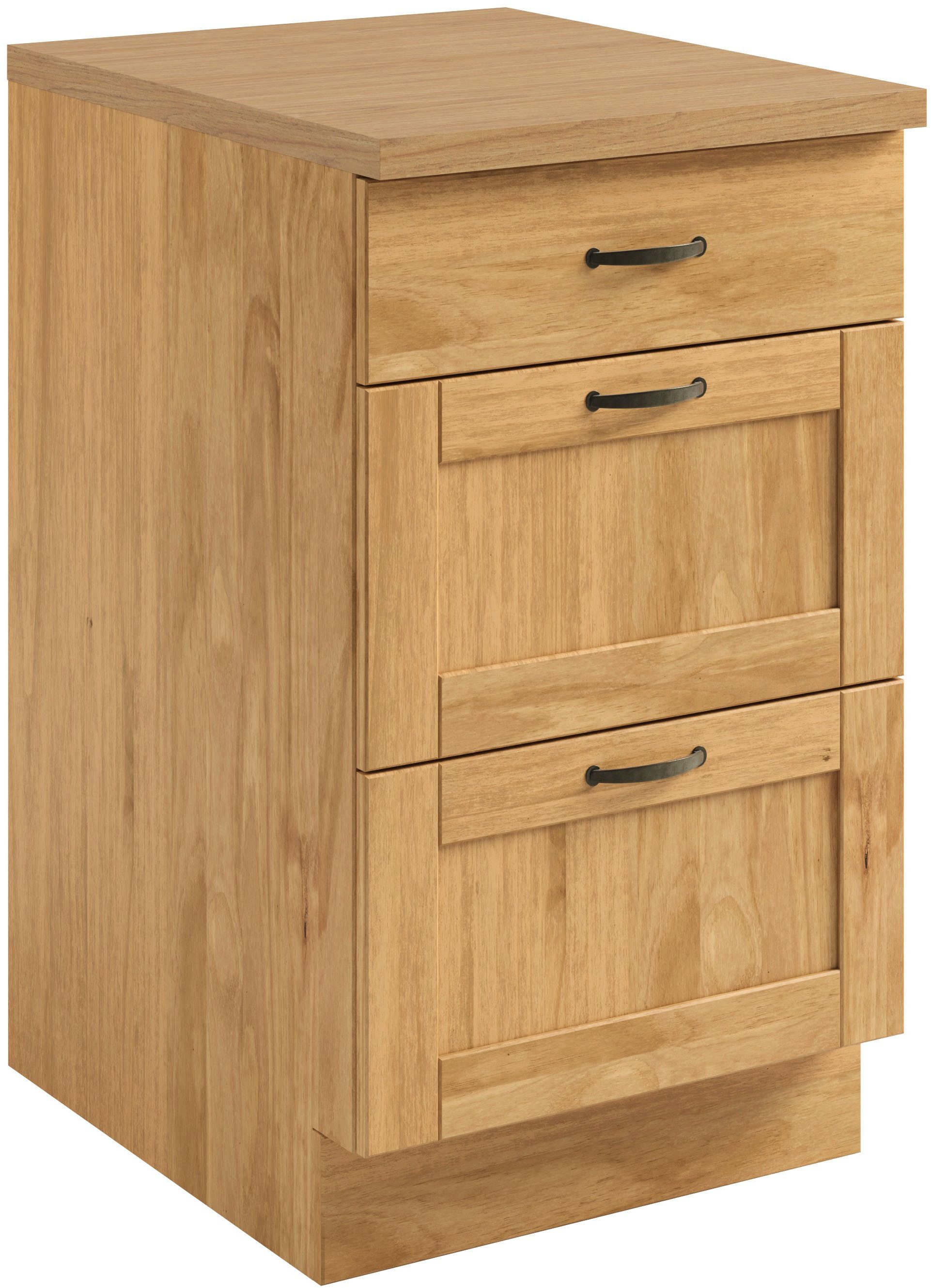 Home affaire Unterschrank Teramo Breite 50 cm, mit 3 Schubkästen