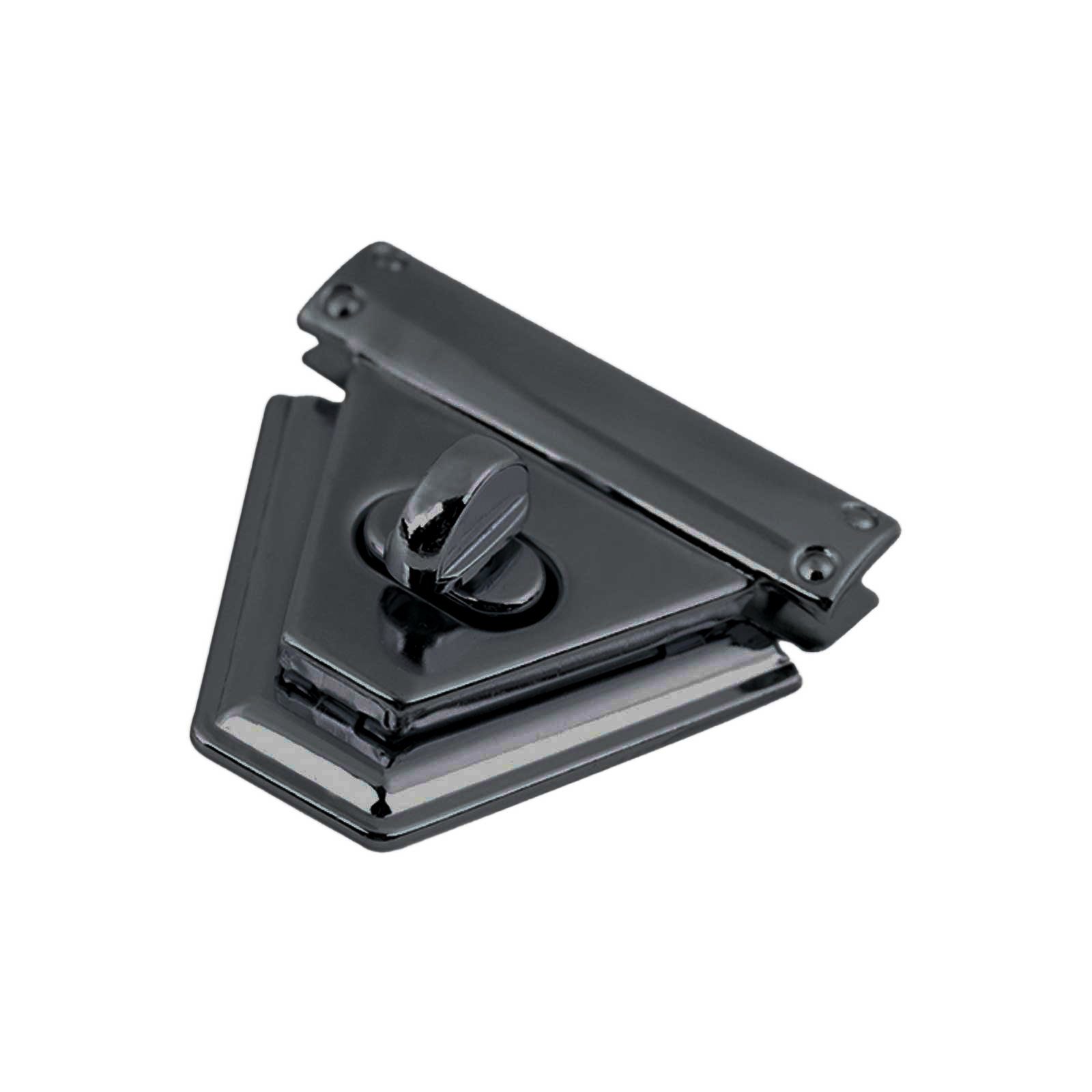 maDDma Eleganter Drehverschluss für Taschen und Geldbörsen Mappenverschluss Gurtstecker, 50 x 46 x 30 mm