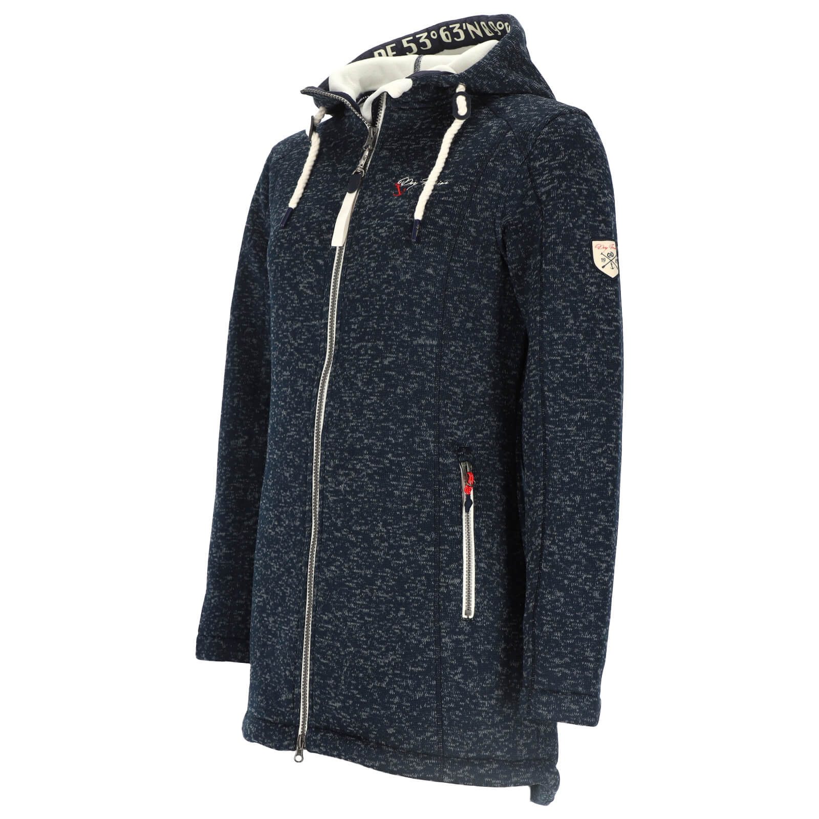 Dry Fashion Wollmantel Damen Wollfleece-Mantel Amsterdam - Fleecemantel tai günstig online kaufen