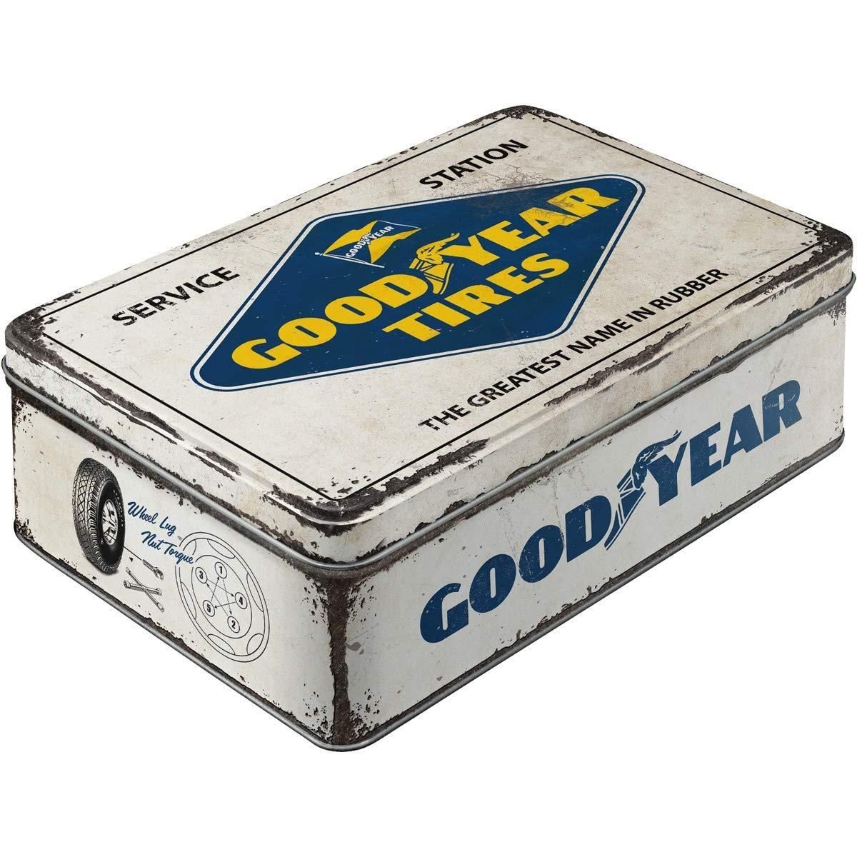 Nostalgic-Art Keksdose Vorratsdose Kaffeedose Frischhaltedose - Goodyear Logo