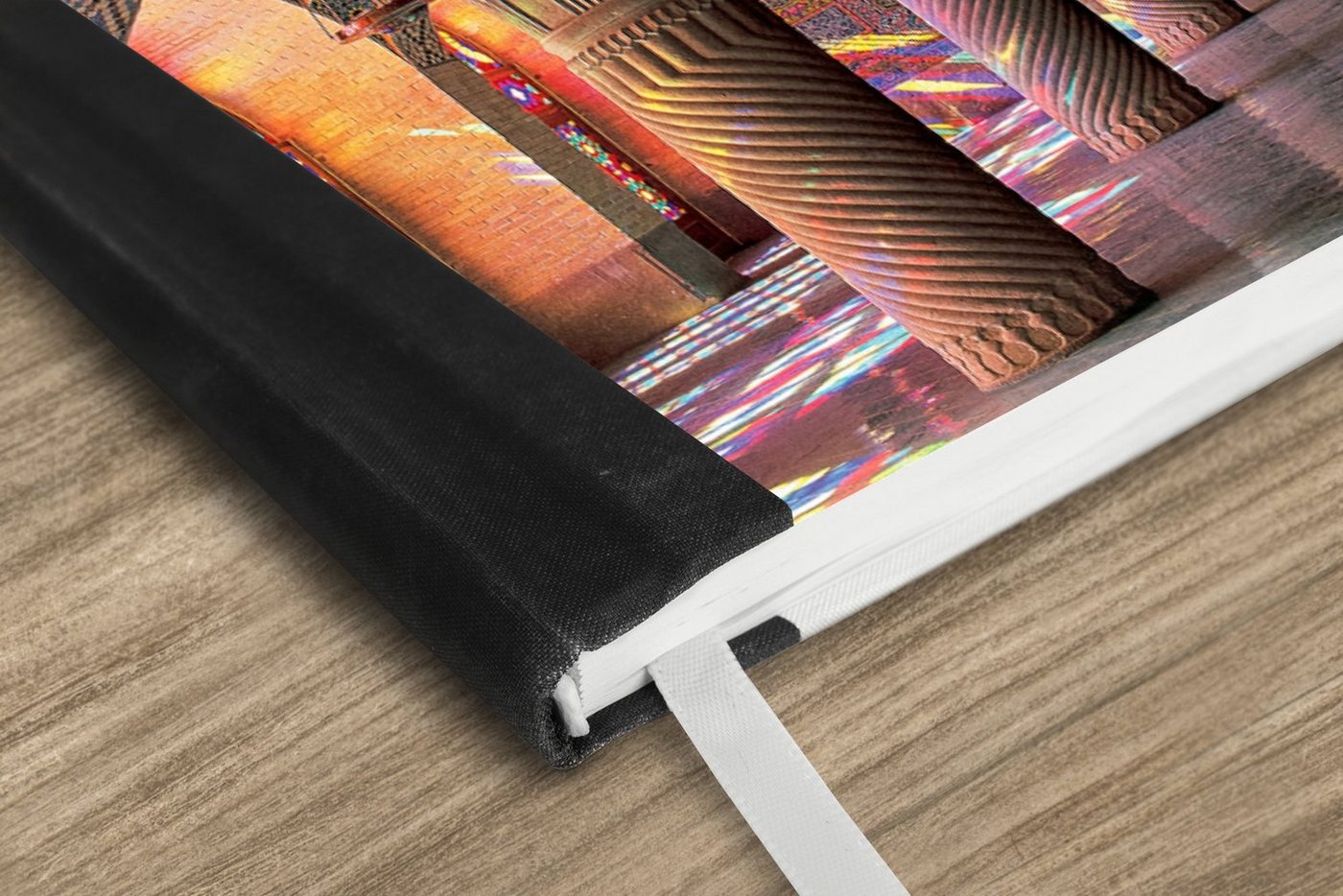 Thumbnail - MuchoWow Notizbuch Architektur - Farben - Stein - Gebäude - Regenbogen, Journal, Merkzettel, Tagebuch, Notizheft, A5, 98...