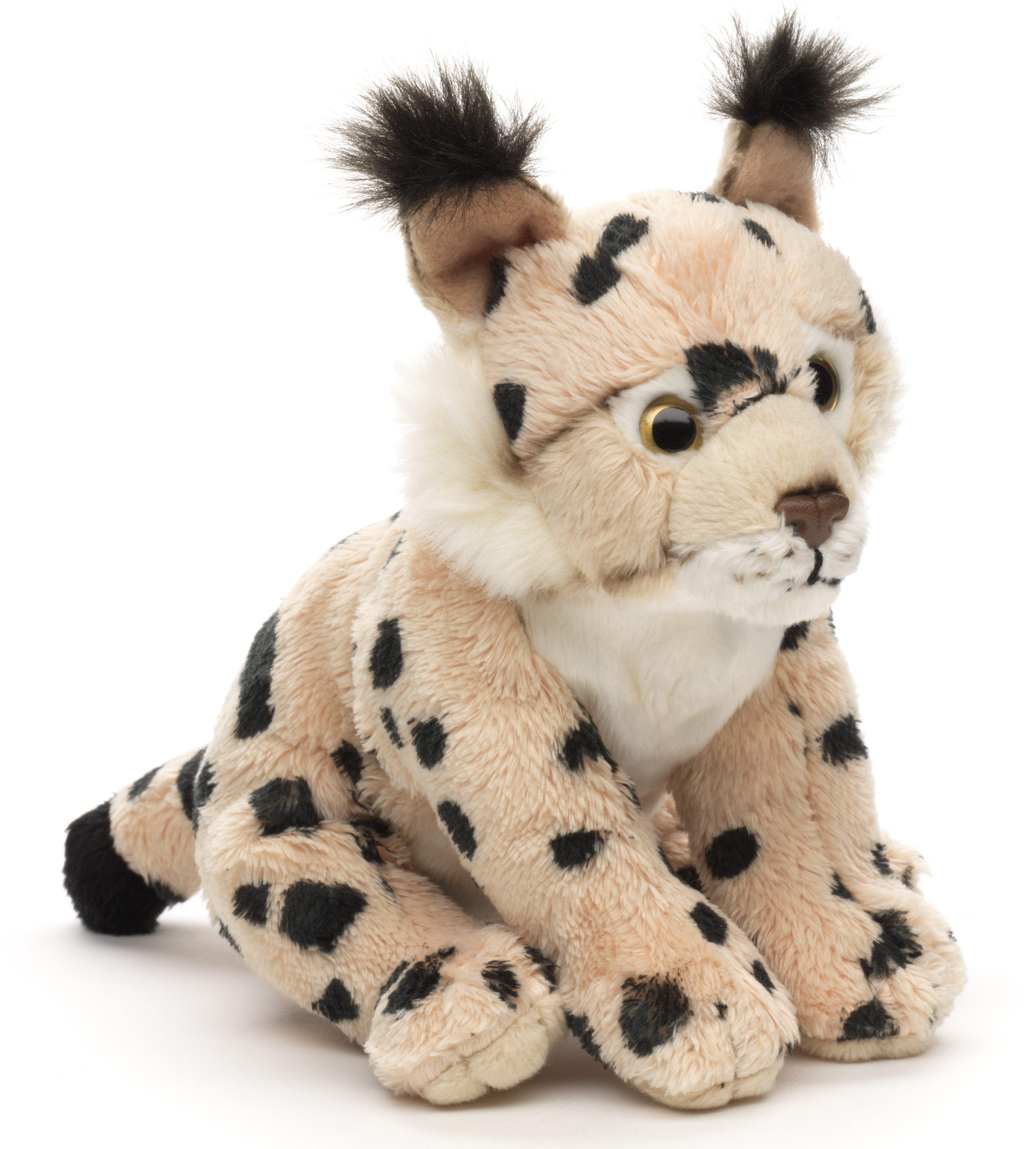 Uni-Toys Kuscheltier Luchs Plushie - verschiedene Modelle - Plüsch-Katze - Plüschtier, zu 100 % recyceltes Füllmaterial